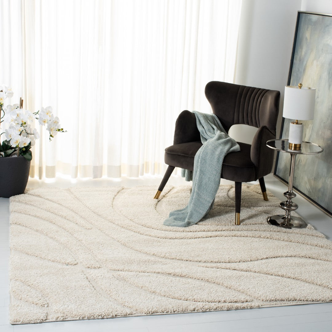 Luxurious Power Loomed Polypropylene Shag Rug from Turkey for Cozy Florida Home Decor