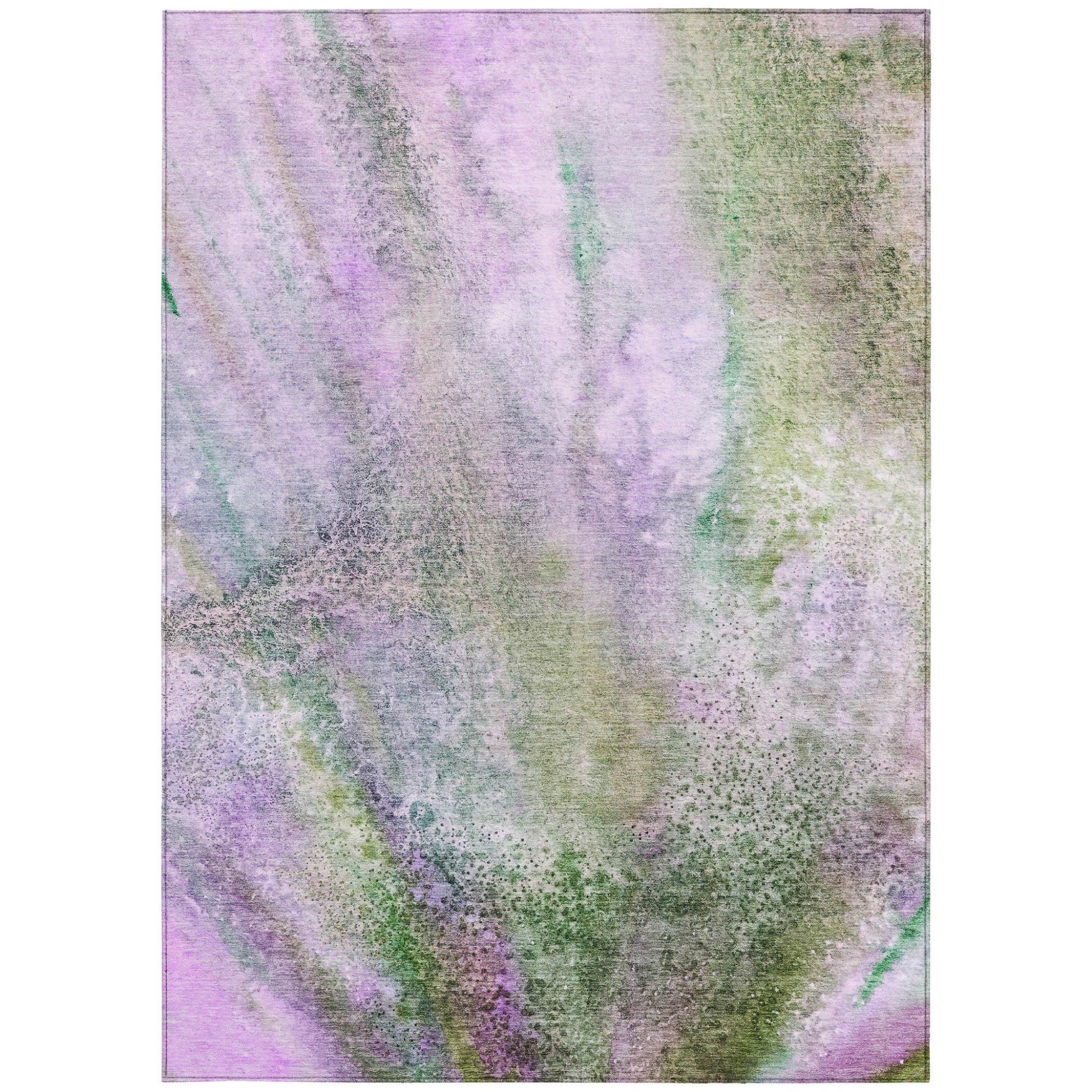 Stain-Resistant, Non-Skid Washable Outdoor Runner Rug with Stylish Abstract Design for Homes
