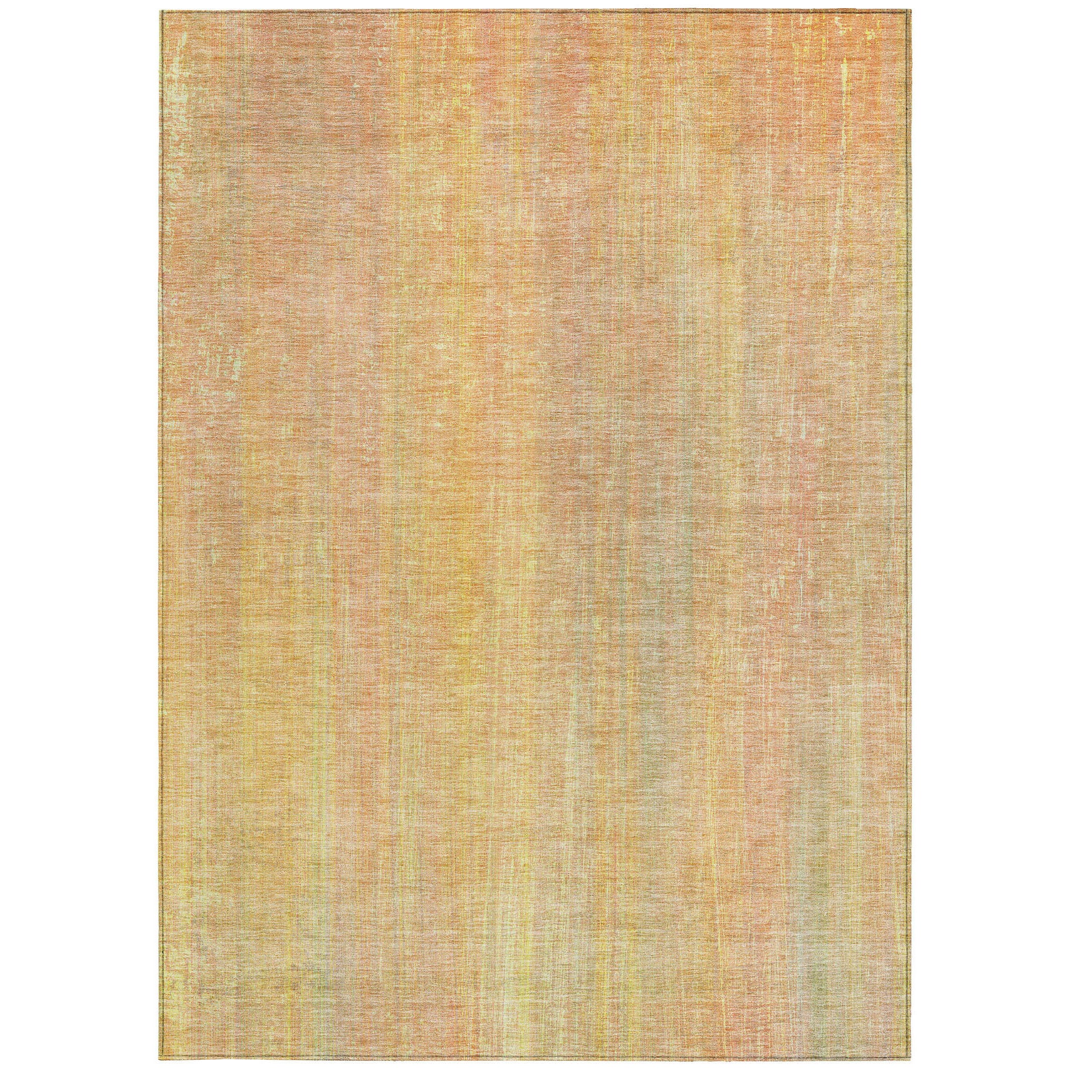 Washable, Non-Skid, Stain-Resistant Blue Striped Rug for Indoor & Outdoor Use, Ideal for Pets