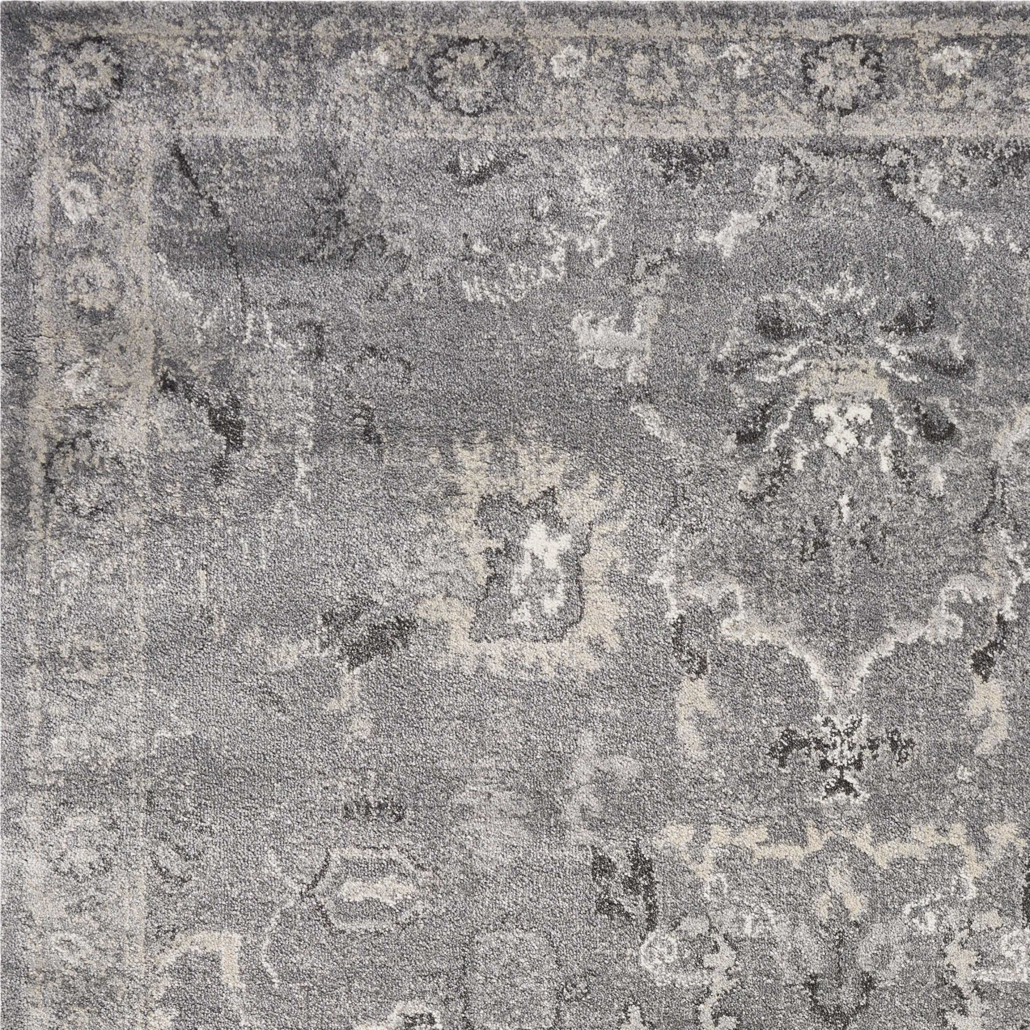 Exquisite Contemporary Grey Farrah Area Rug - Enhance Your Living Space with Grace and Superior Quality