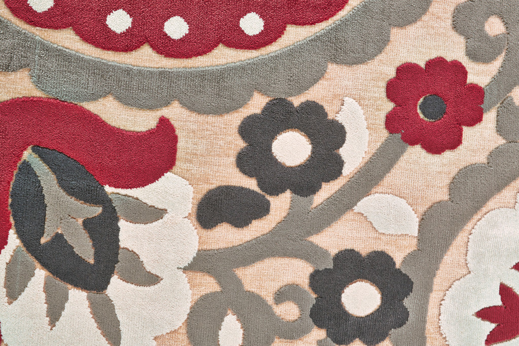 Exquisite Tan and Taupe Paisley Power Loom Area Rug for Adding Warmth and Stylish Ambiance to Any Room