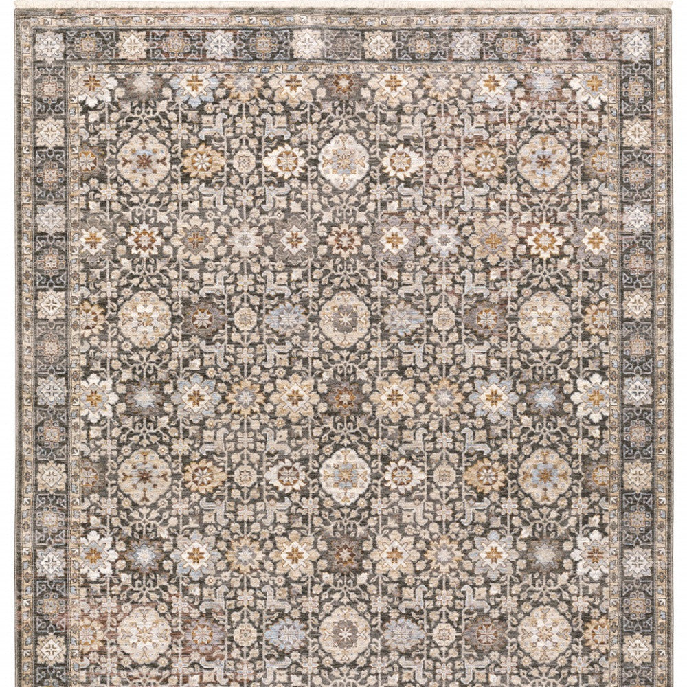 Exquisite Oriental Power - Loomed Runner Rug with Stain - Resistant Feature and Stylish Tassels for Any Indoor Space
