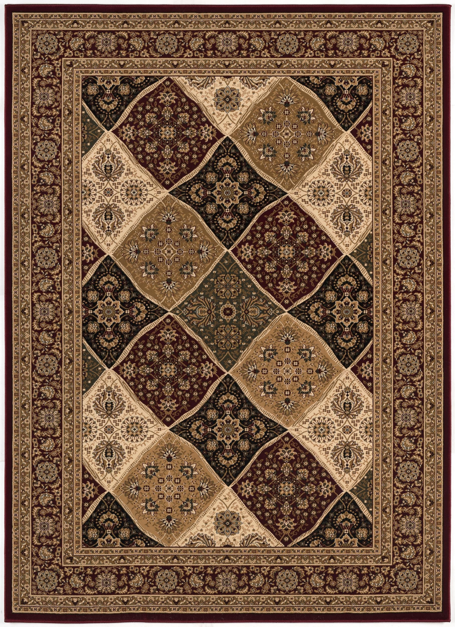 Stylish Red and Beige Oriental Power Loom Runner Rug for a Cozy Home