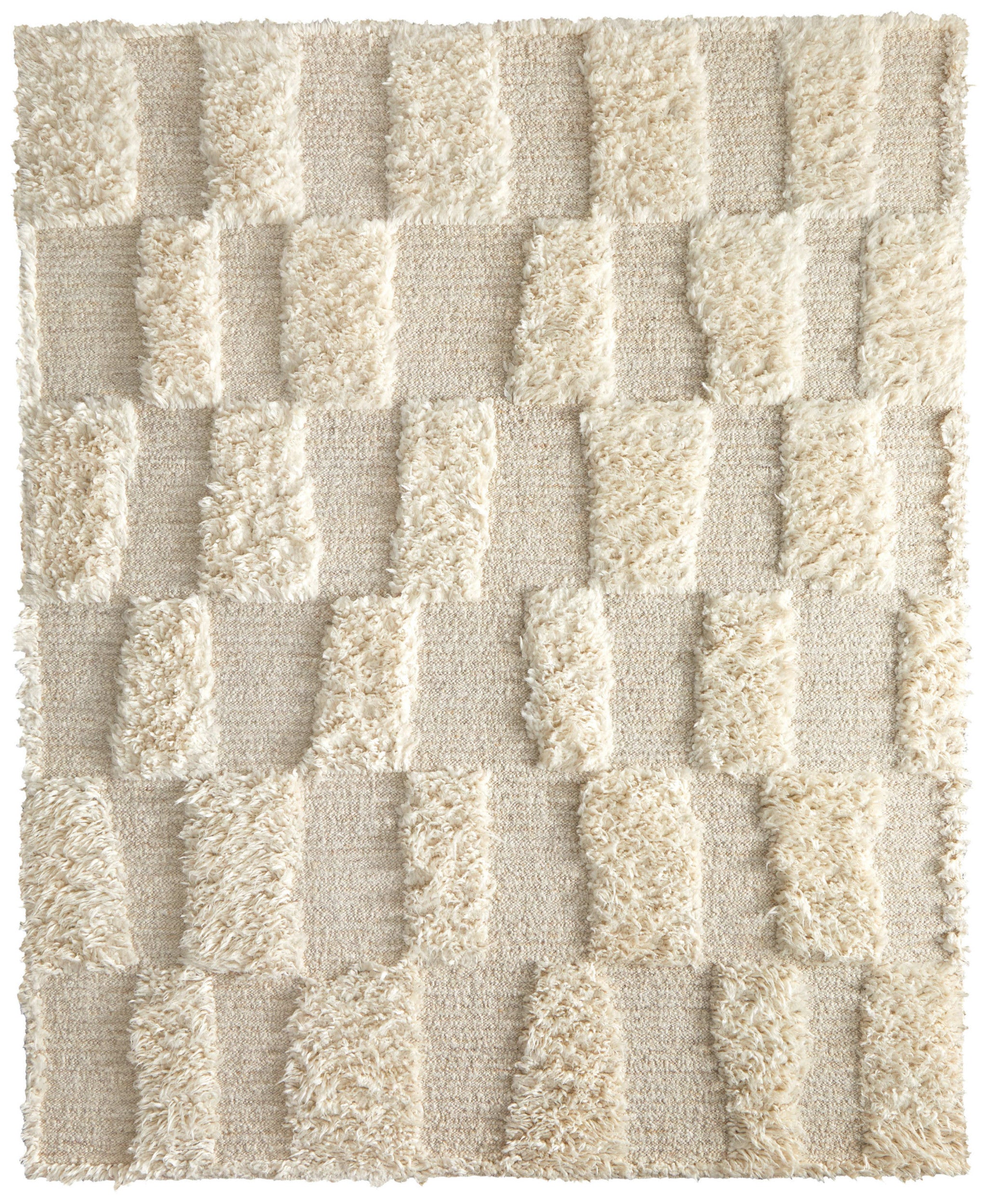 Stylish and Elegant Geometric Hand-Woven Wool Area Rug with Stain-Resistant Feature for Luxurious Living Spaces