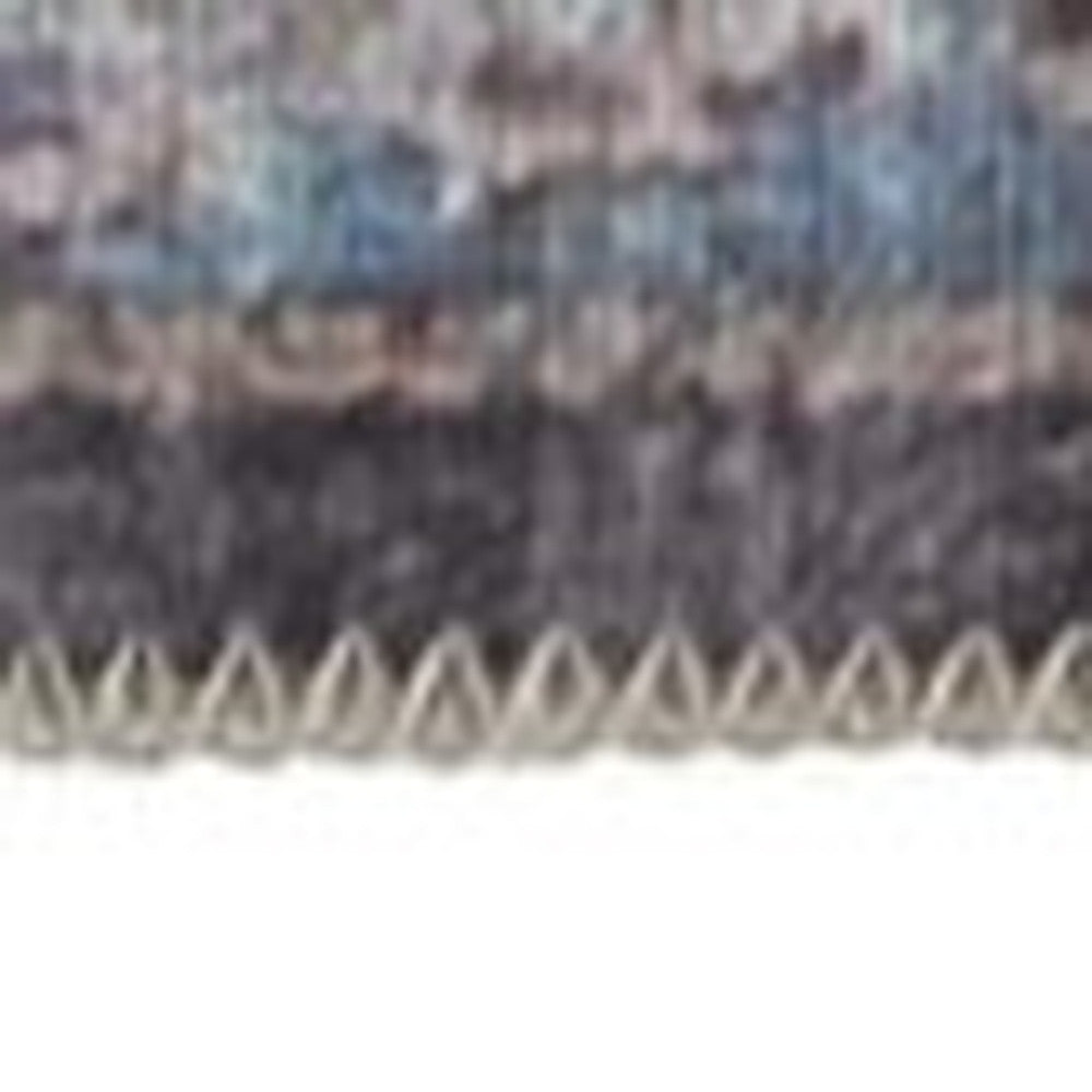 Elegant Gray, Taupe and Blue Floral Area Rug to Enhance Your Living Space