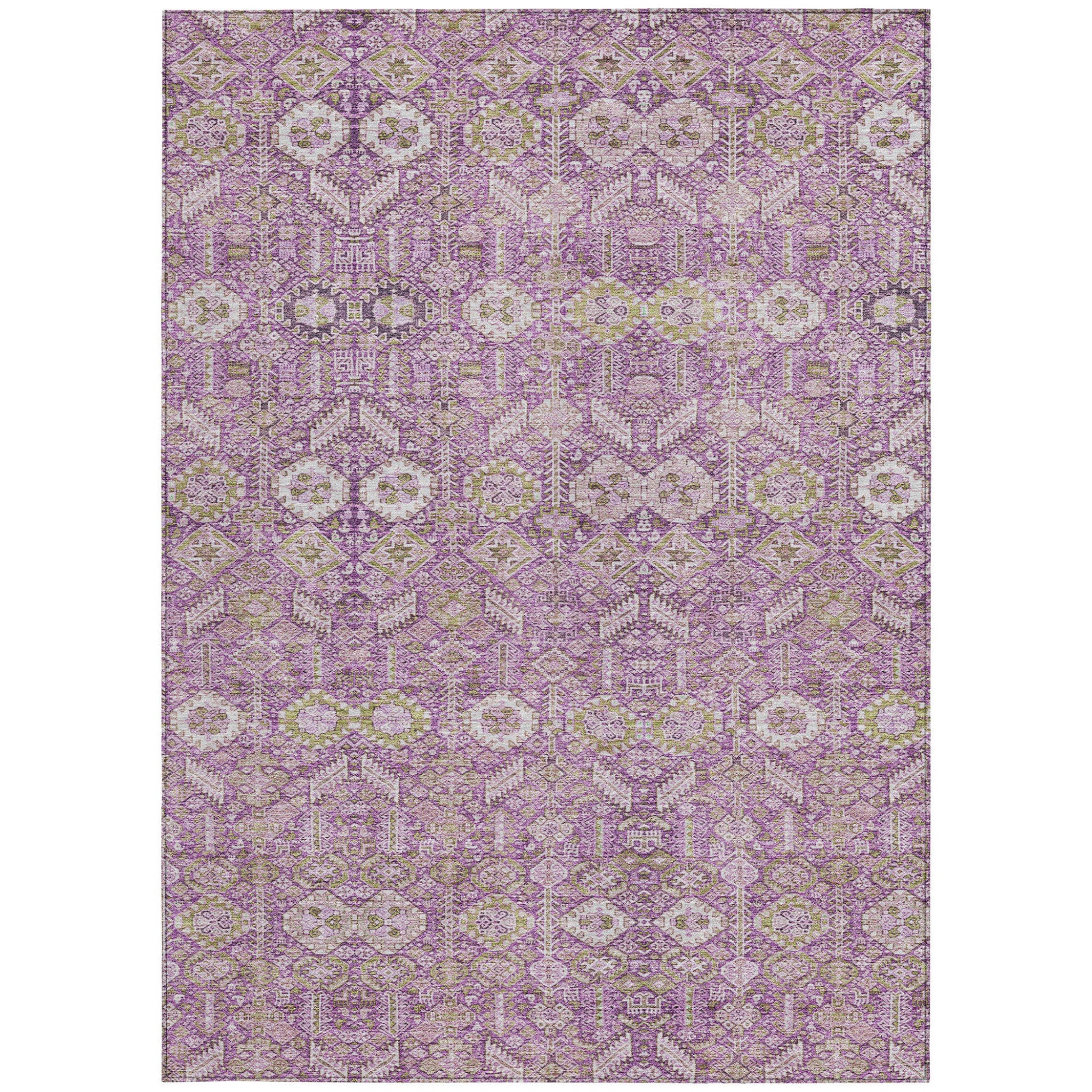 Stylish and Functional Floral Indoor-Outdoor Runner Rug with Stain Resistance, Non-Skid Feature and Beautiful Design for Any Living Space