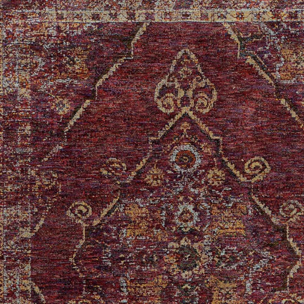 Stylish Stain-Resistant Oriental Area Rug for Living Spaces with Kids & Pets