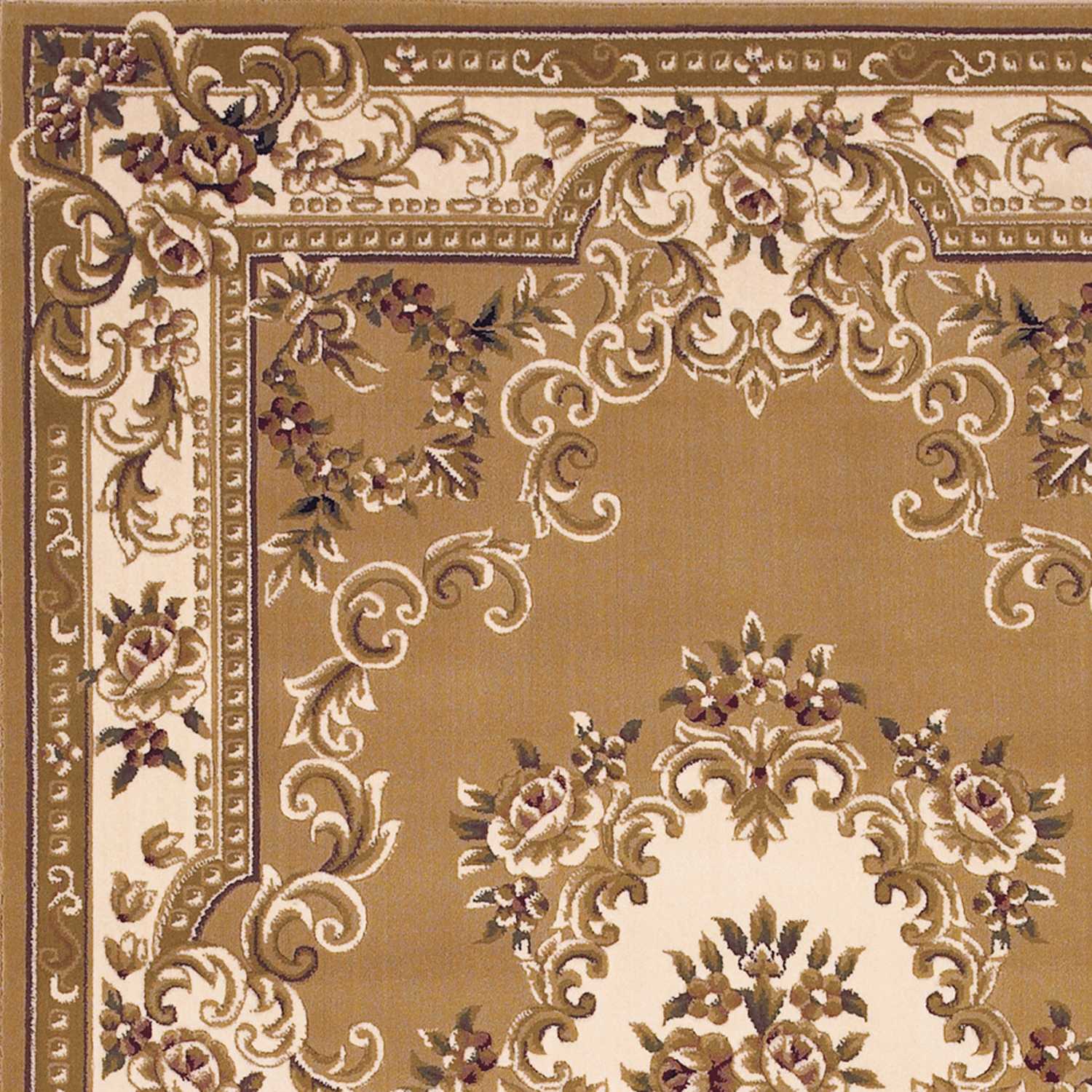 Stunning Aubusson Area Rug in Beige/Ivory - Enhance Your Home Decor
