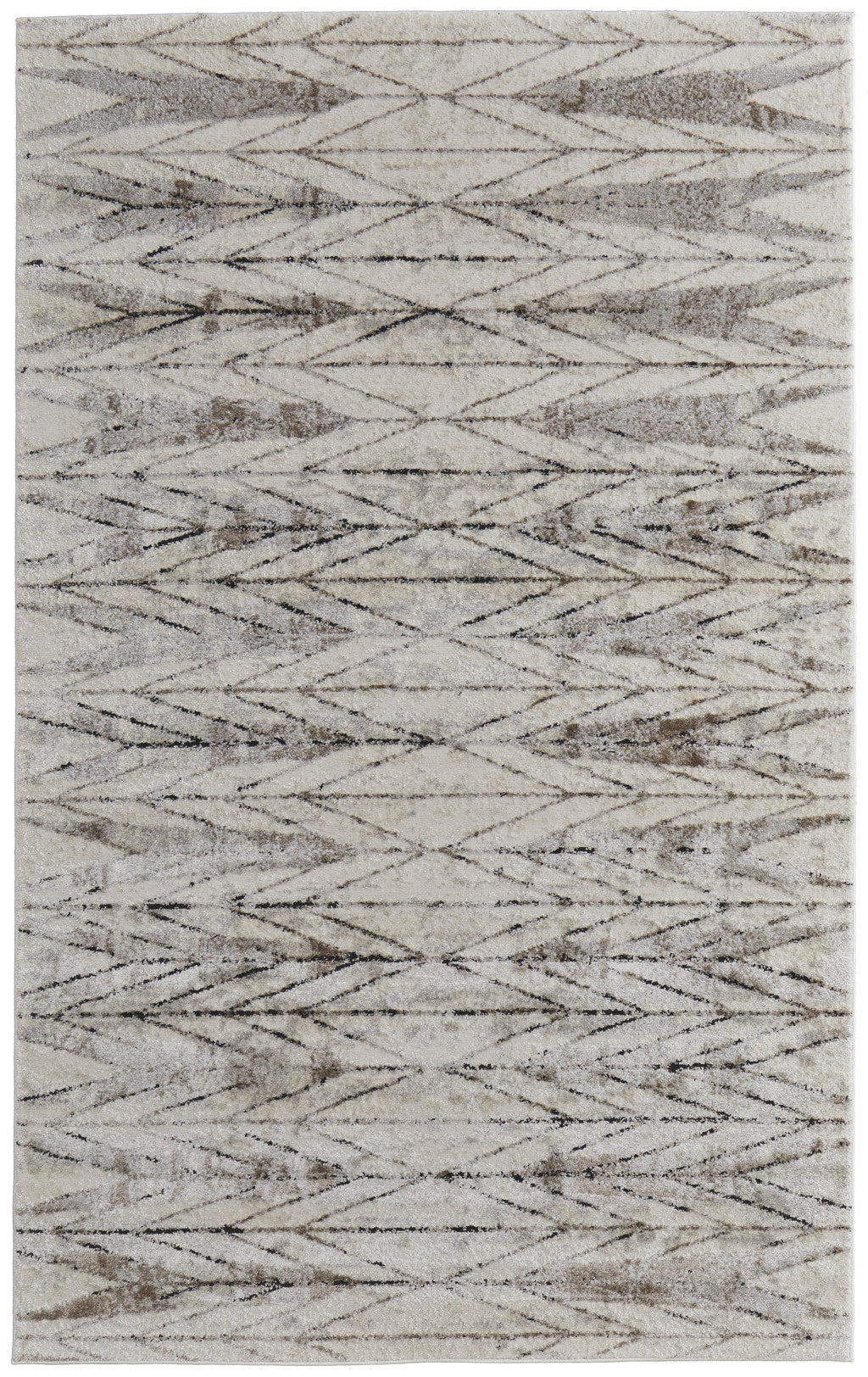 Stylish Geometric Power Loom Area Rug - A Stain-Resistant Decorative Accent Perfect for Kids' and Pets' Living Spaces