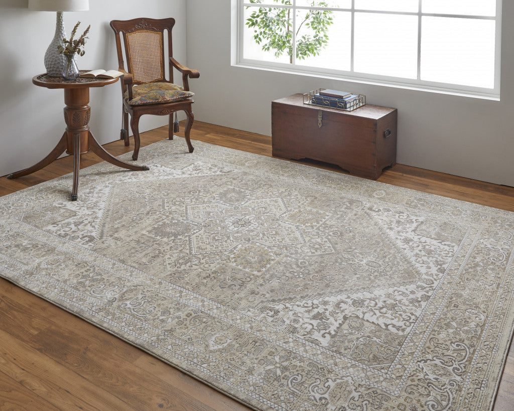 Stylish Distressed Floral Area Rug for Warm and Comfortable Home Décor