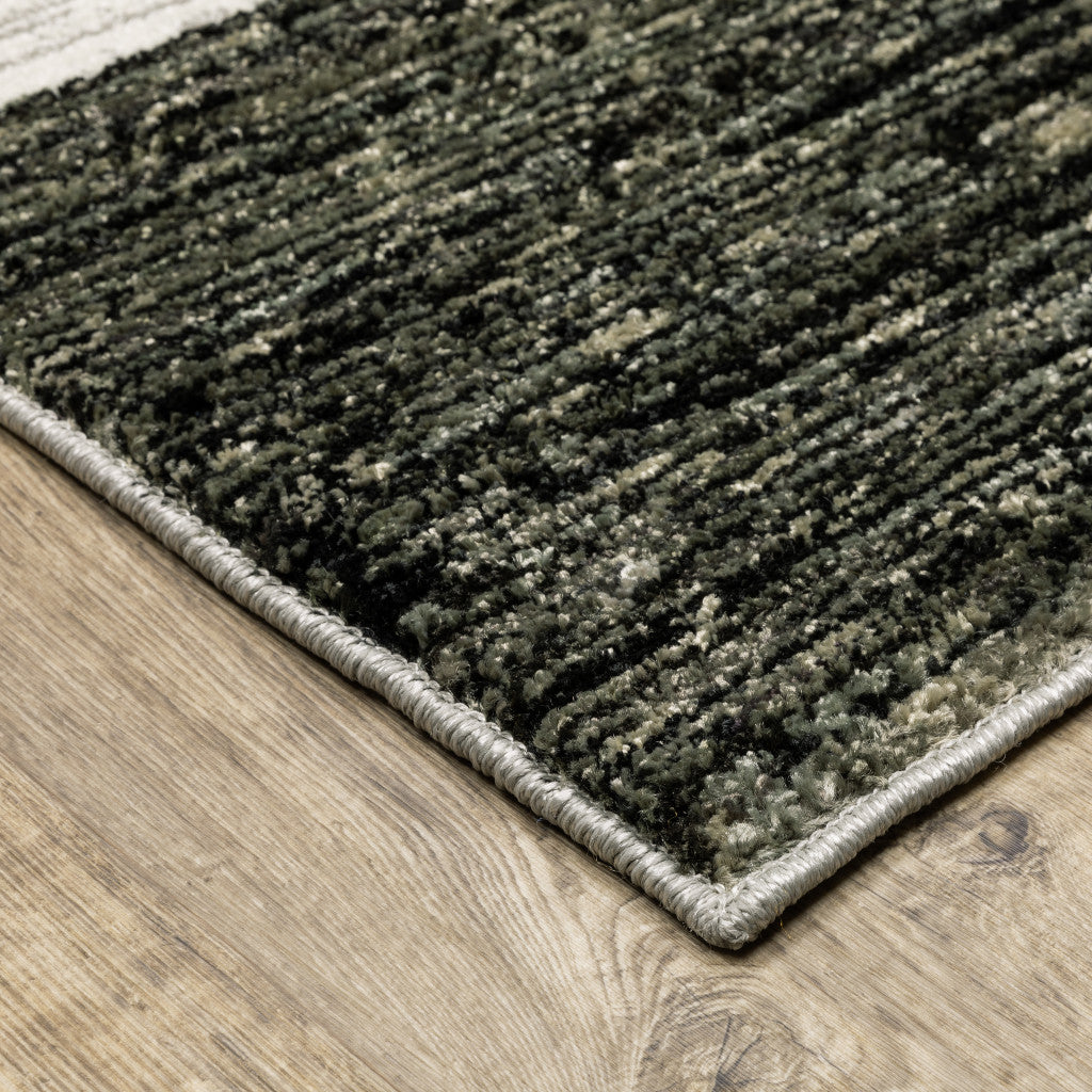 Soft Blue and Beige Geometric Area Rug - Stain Resistant for Family Homes