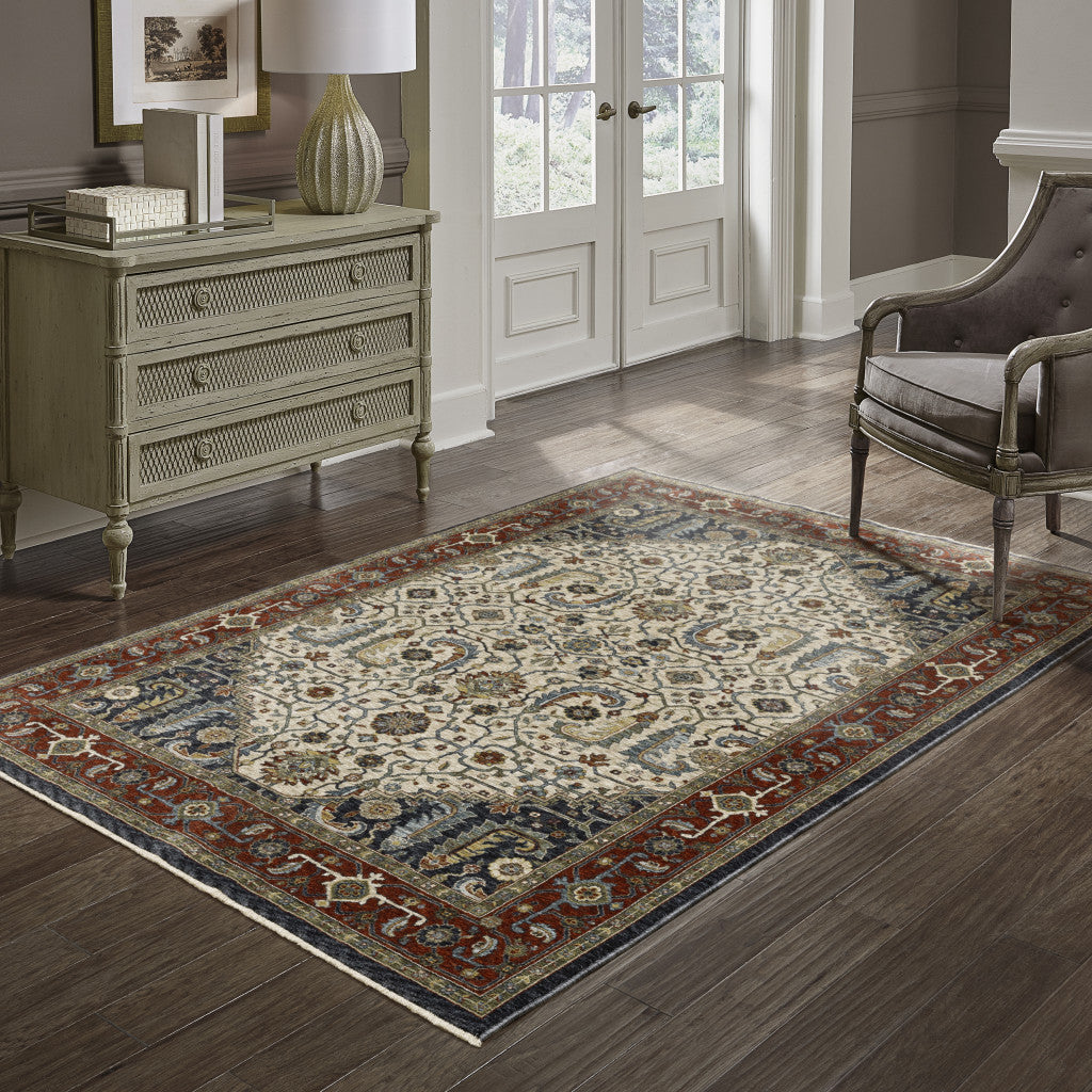 Stain-Resistant Elegant Oriental-Style Runner Area Rug for Any Room, Offering Timeless Design, Warmth, and Style