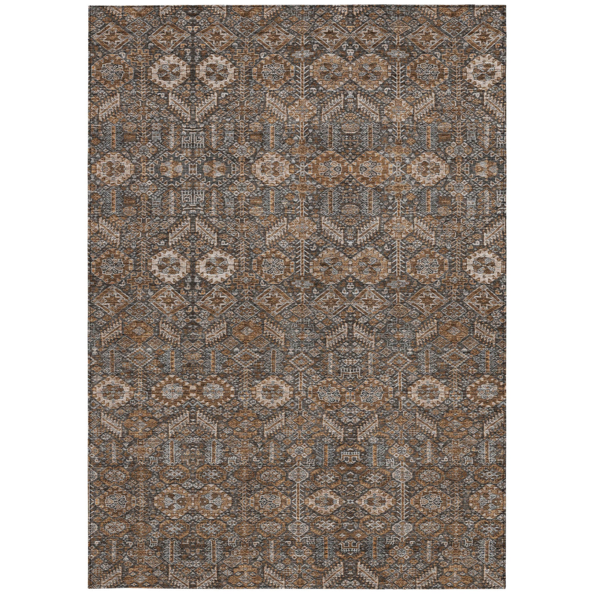 Stylish and Functional Floral Indoor-Outdoor Runner Rug with Stain Resistance, Non-Skid Feature and Beautiful Design for Any Living Space