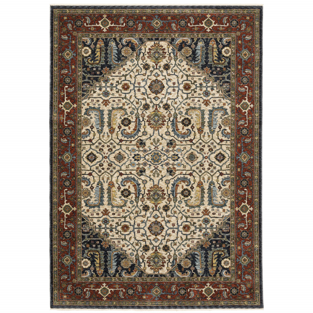 Stain-Resistant Elegant Oriental-Style Runner Area Rug for Any Room, Offering Timeless Design, Warmth, and Style