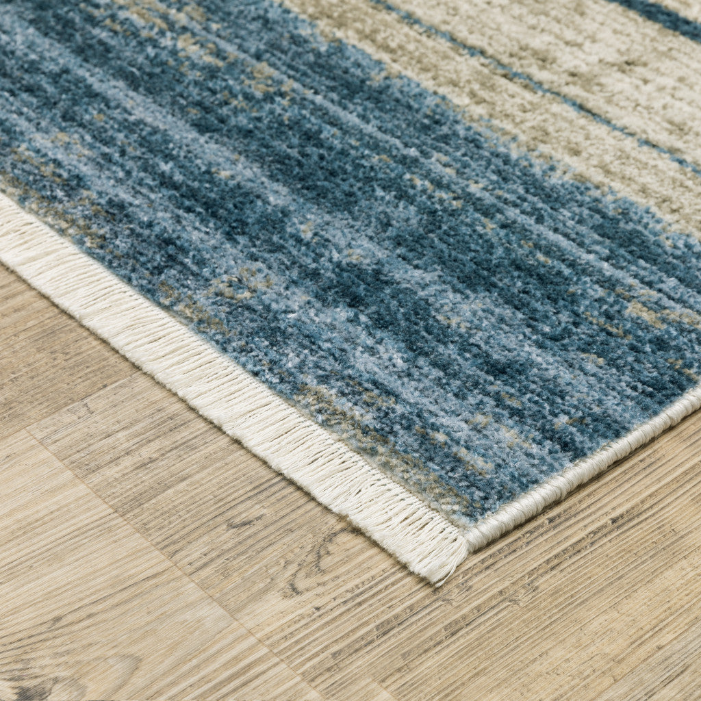 Stylish and Stain-Resistant Geometric Power Loom Runner Rug Ideal for Kid and Pet-Friendly Indoor Spaces