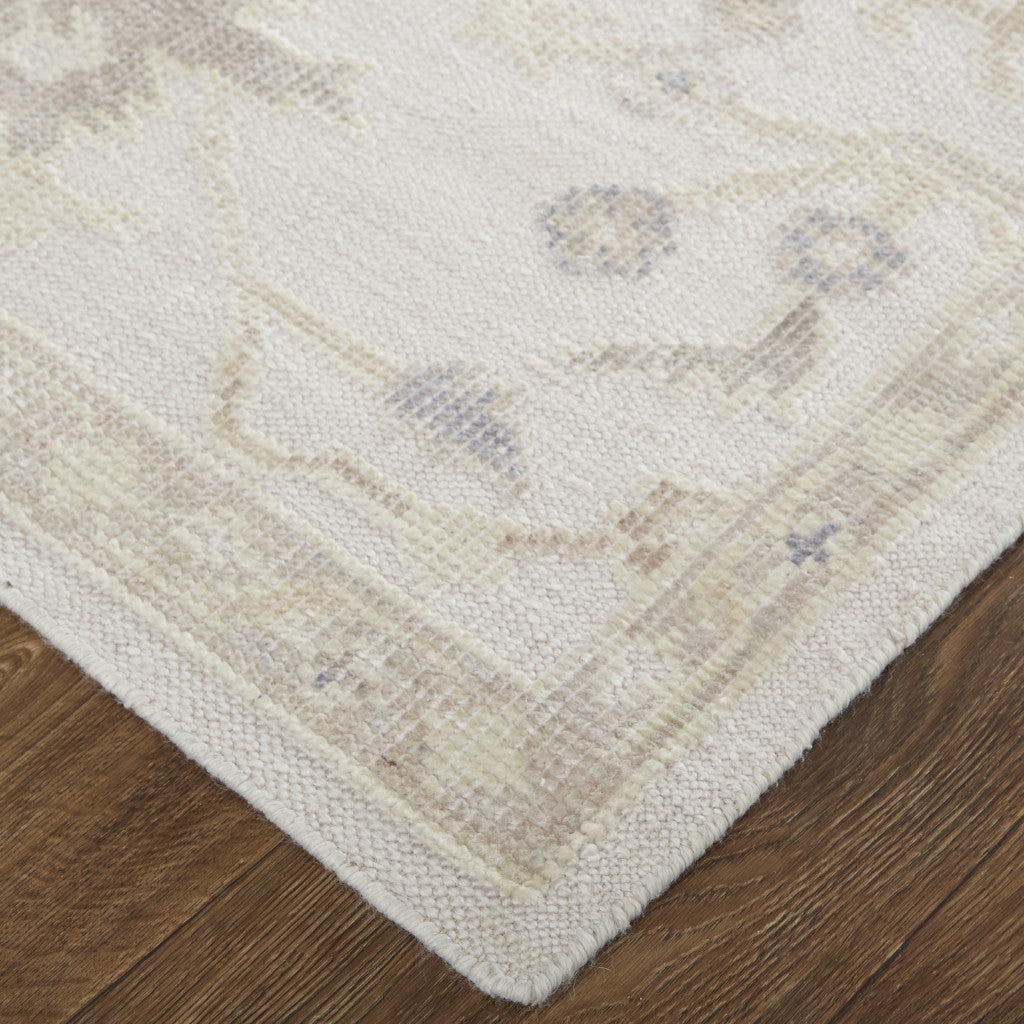 Elegant Stain - Resistant Hand - Knotted Floral Area Rug for Decorating Any Living Space with Warmth