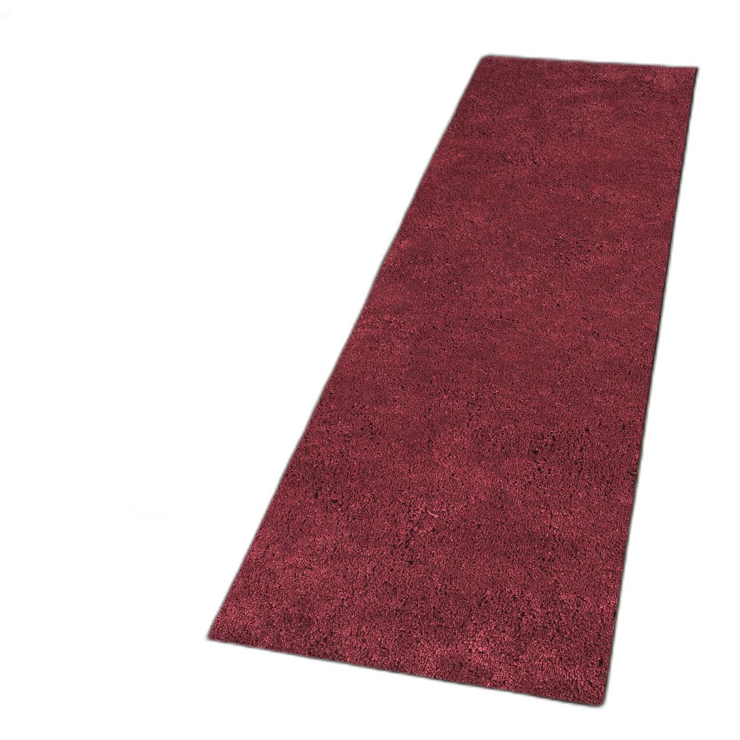 Captivating Red Shag Rug: Add Modern Coziness to Your Home Now!