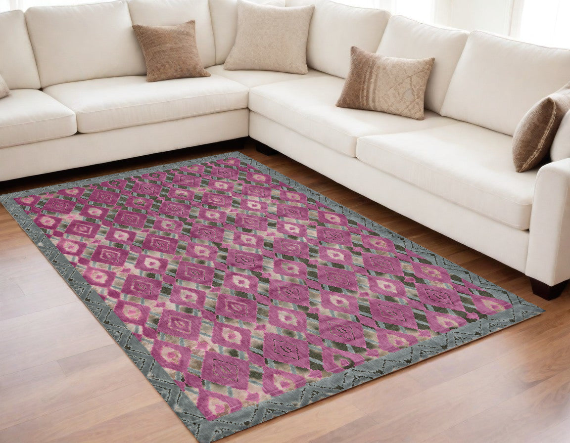 Stylish Taupe and Gray Geometric Power Loom Runner Area Rug for a Stunning Home Accent Decor