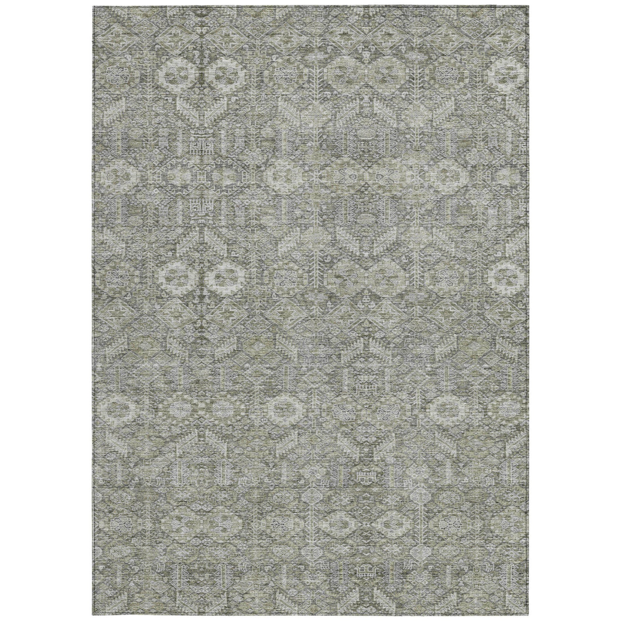 Stylish and Functional Floral Indoor-Outdoor Runner Rug with Stain Resistance, Non-Skid Feature and Beautiful Design for Any Living Space