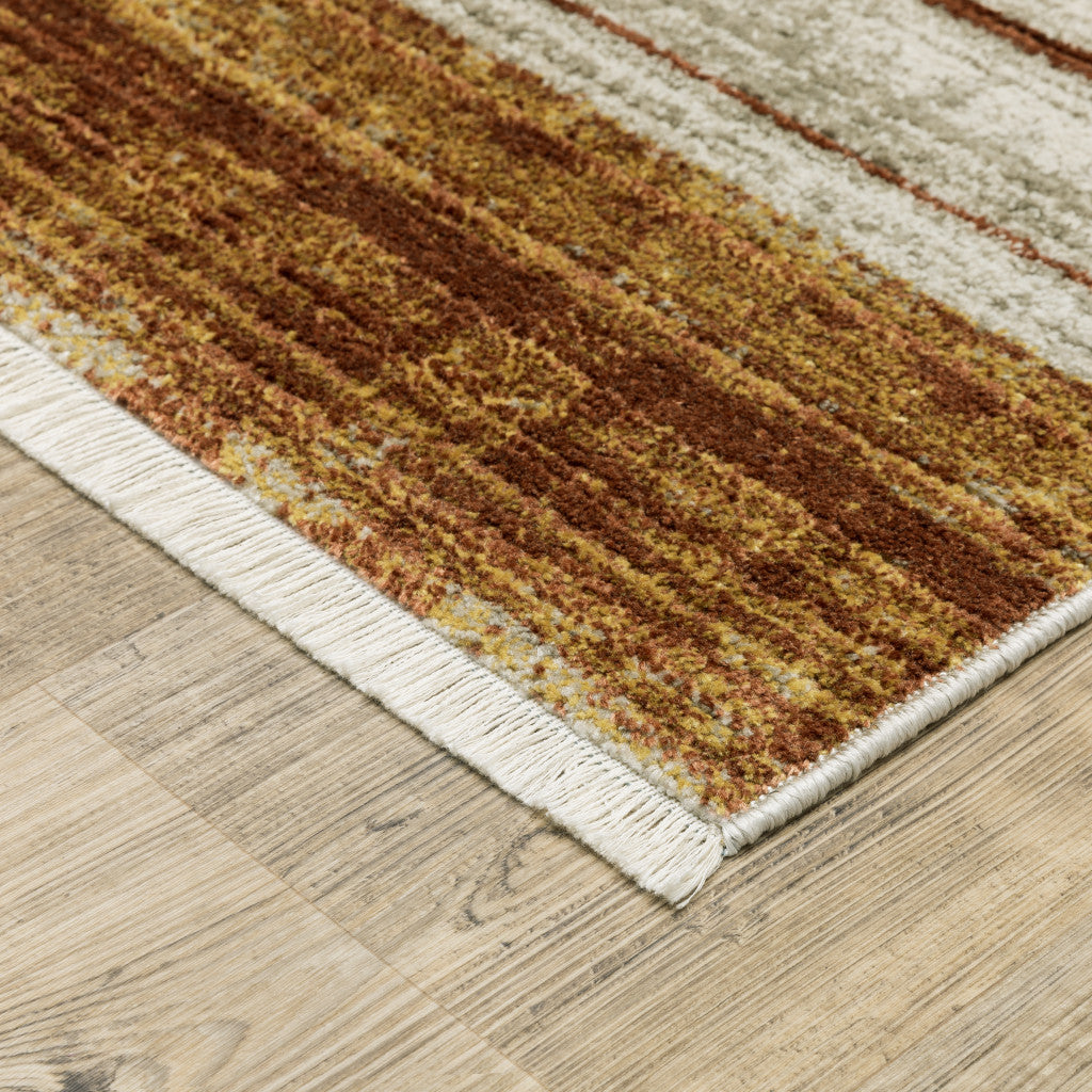 Stylish and Stain-Resistant Geometric Power Loom Runner Rug Ideal for Kid and Pet-Friendly Indoor Spaces