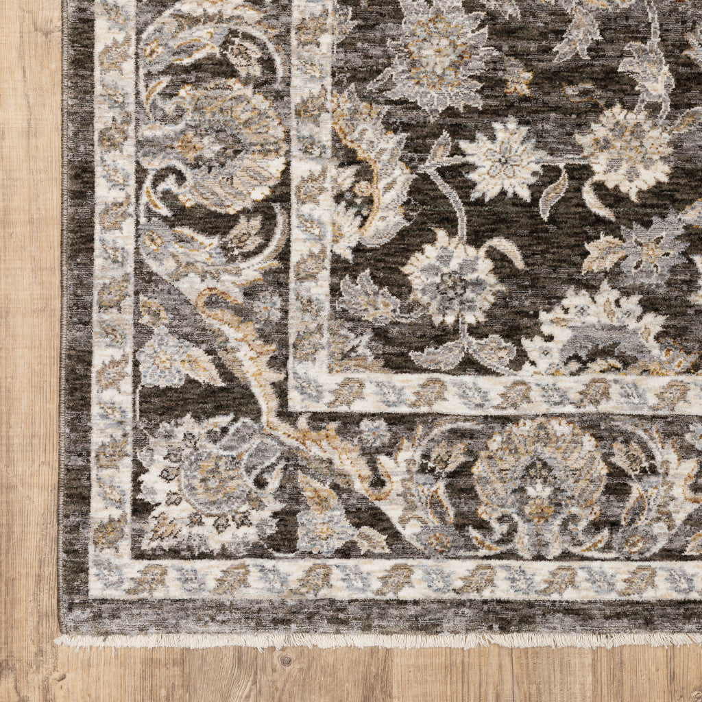 Exquisite Floral Indoor Area Rug - Soft Polyester Design Ideal for Both Modern and Traditional Living Spaces