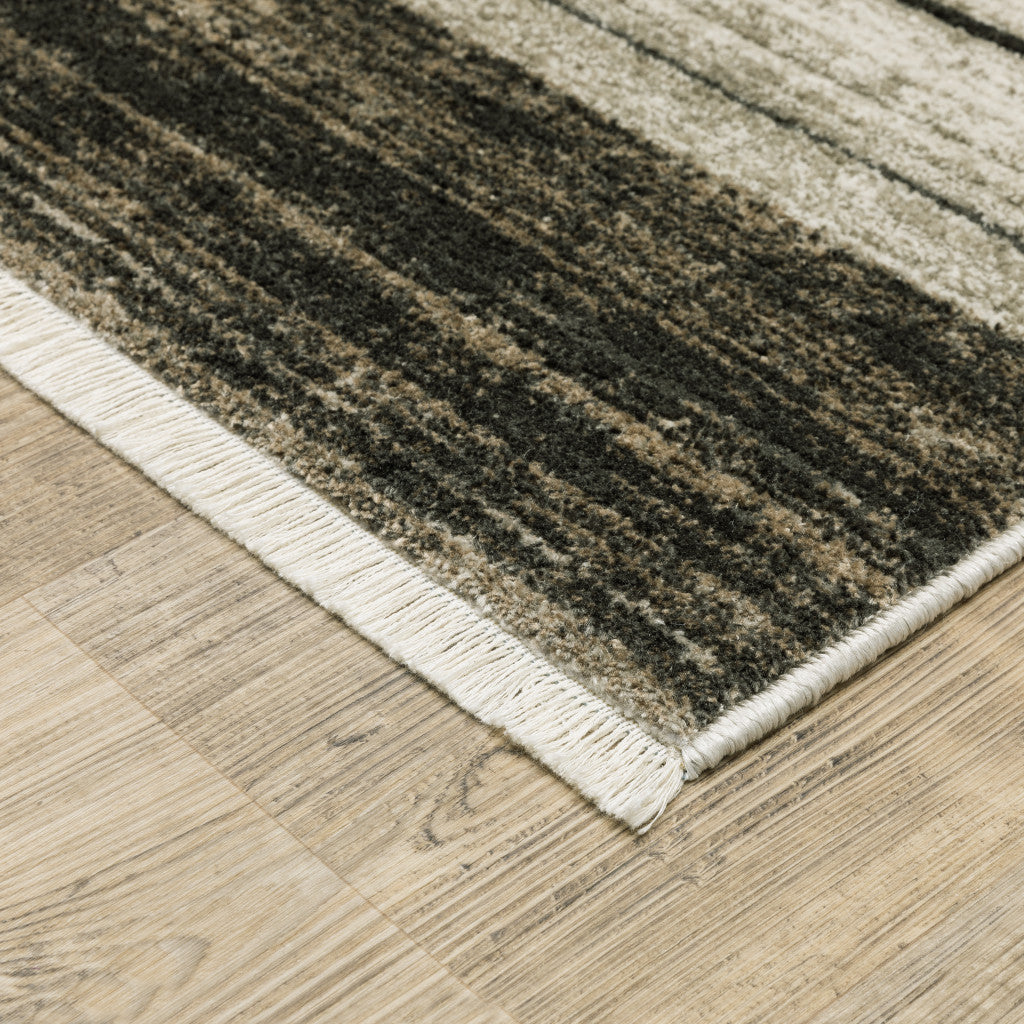 Stylish and Stain-Resistant Geometric Power Loom Runner Rug Ideal for Kid and Pet-Friendly Indoor Spaces