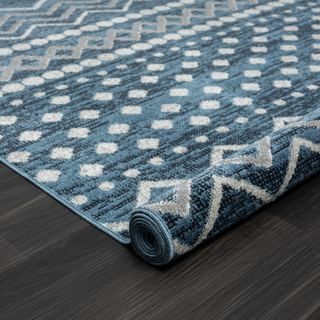 Stylish Washable Geometric Area Rug with High - Quality Turkish Craft for Modern Homes