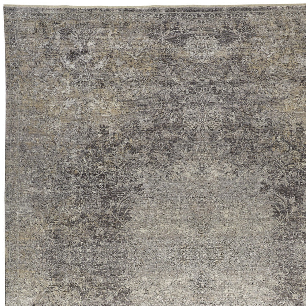 Exquisitely Designed Elegant Tan and Gray Oriental Style Area Rug - Ideal for Creating Cozy and Stylish Living Spaces in Homes