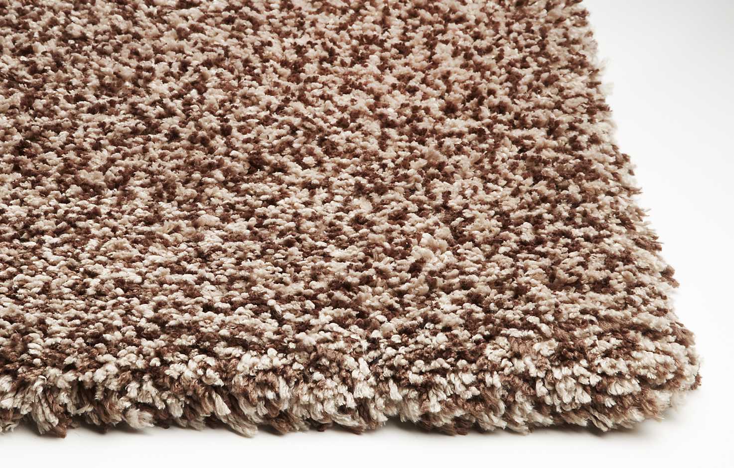 Exquisite Hand - Woven Beige Heather Shag Area Rug with Modern Allure for Every Room's Interior Décor
