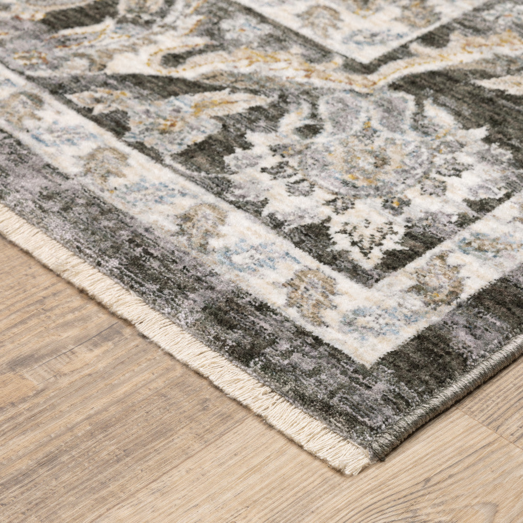 Exquisite Floral Indoor Area Rug - Soft Polyester Design Ideal for Both Modern and Traditional Living Spaces