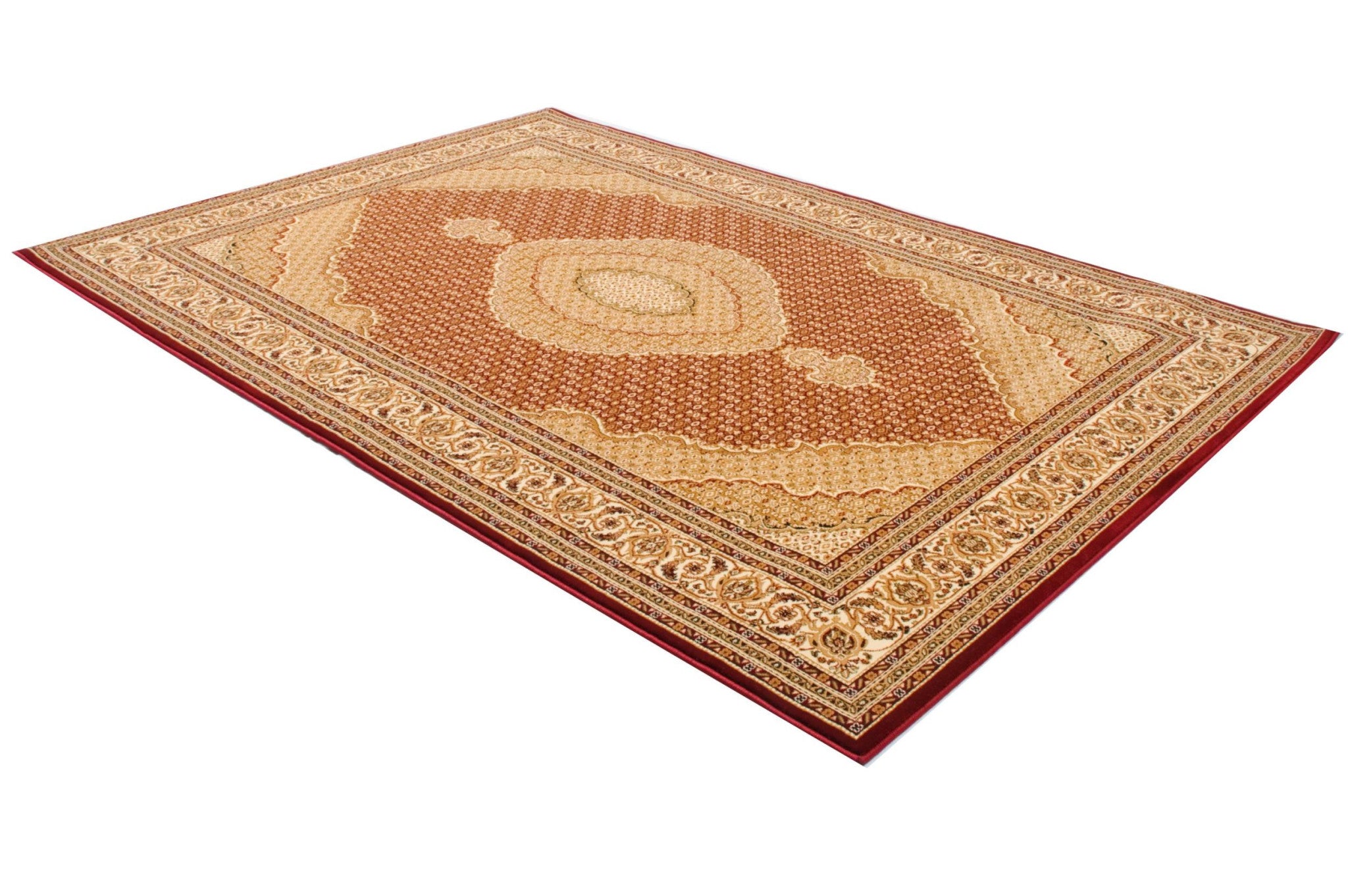 Exquisite Red and Beige Oriental Power Loom Runner Rug Ideal for Enhancing Stylish Home Decor and Comfort