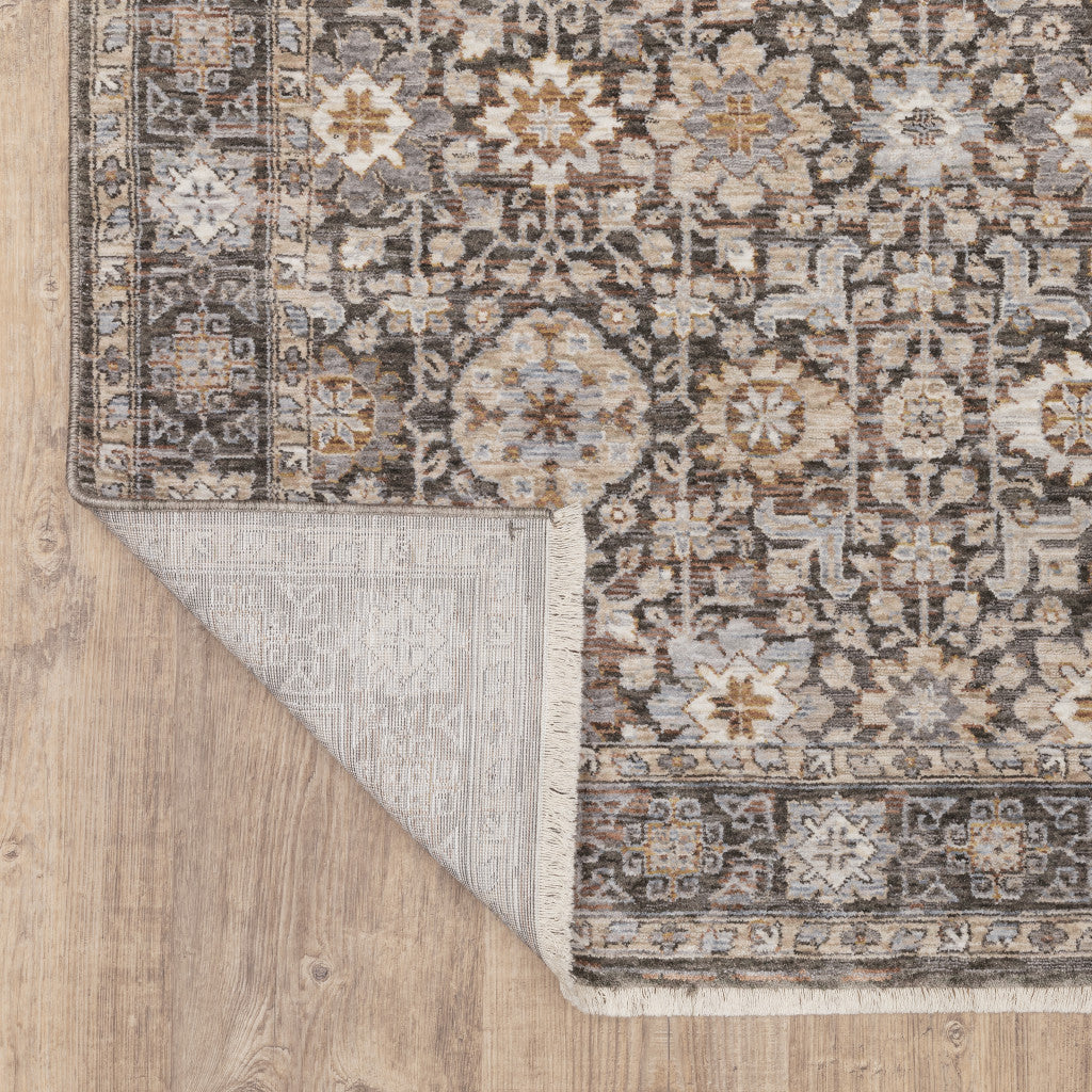 Exquisite Oriental Power - Loomed Runner Rug with Stain - Resistant Feature and Stylish Tassels for Any Indoor Space