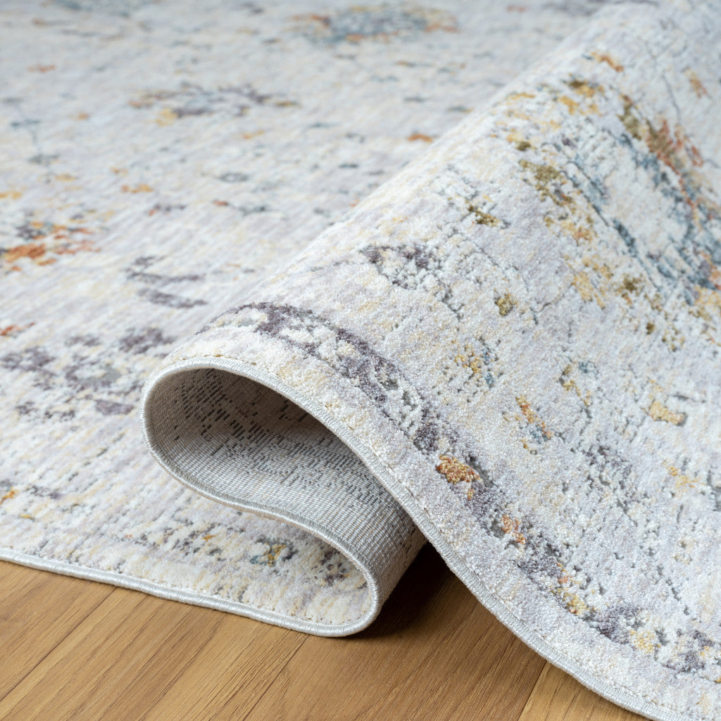 Elegant Ivory and Blue Floral Runner Rug for Stylish Walkways and Doorways