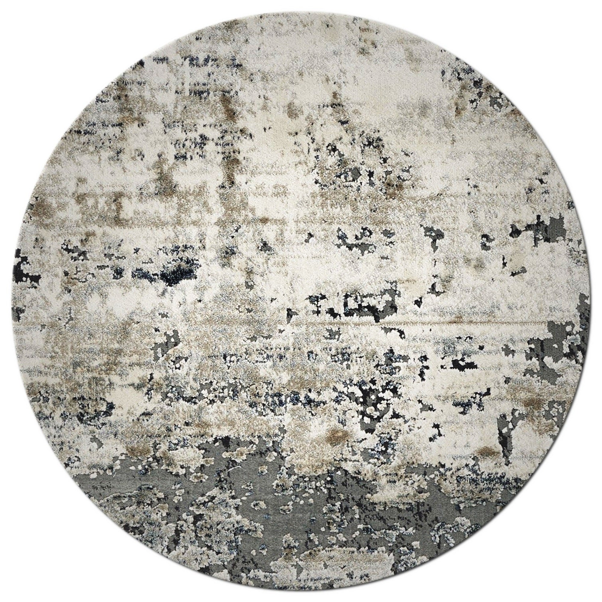 Contemporary and Charming Enchanting Ivory and Teal Area Rug for Transforming Your Living Space