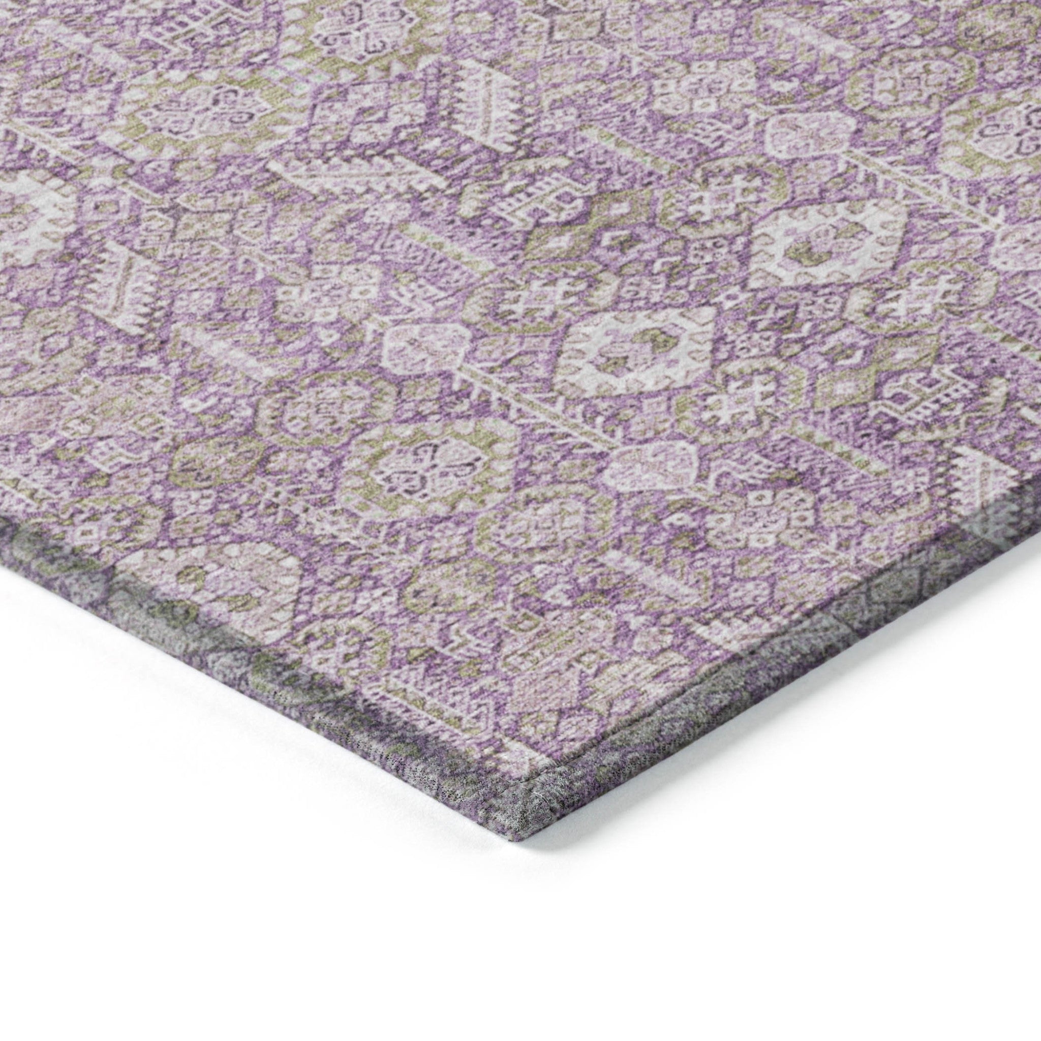 Stylish and Functional Floral Indoor-Outdoor Runner Rug with Stain Resistance, Non-Skid Feature and Beautiful Design for Any Living Space