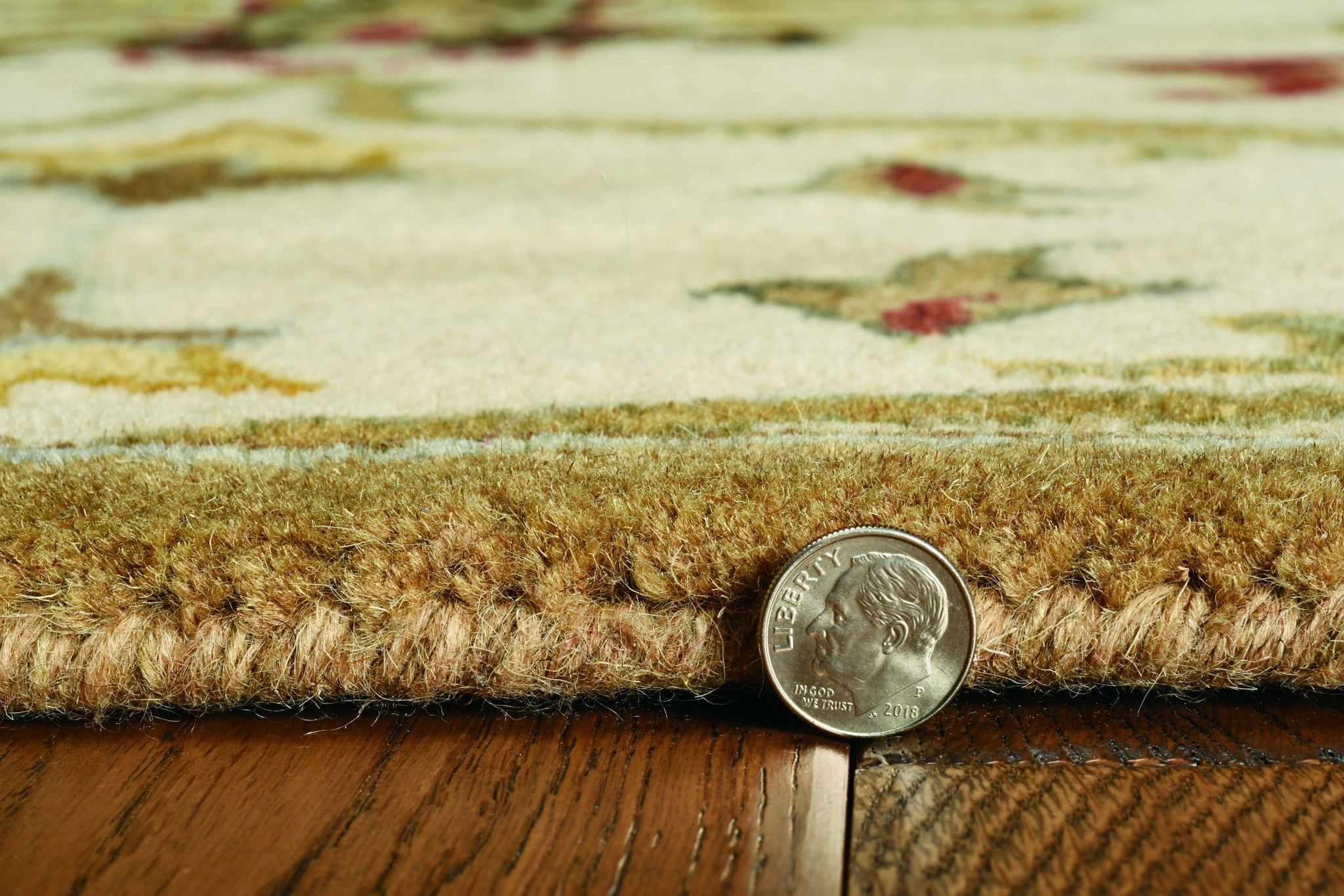 Luxurious Handmade Champagne Wool Floral Runner Rug for Stylish Homes