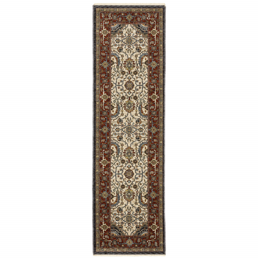 Stain-Resistant Elegant Oriental-Style Runner Area Rug for Any Room, Offering Timeless Design, Warmth, and Style