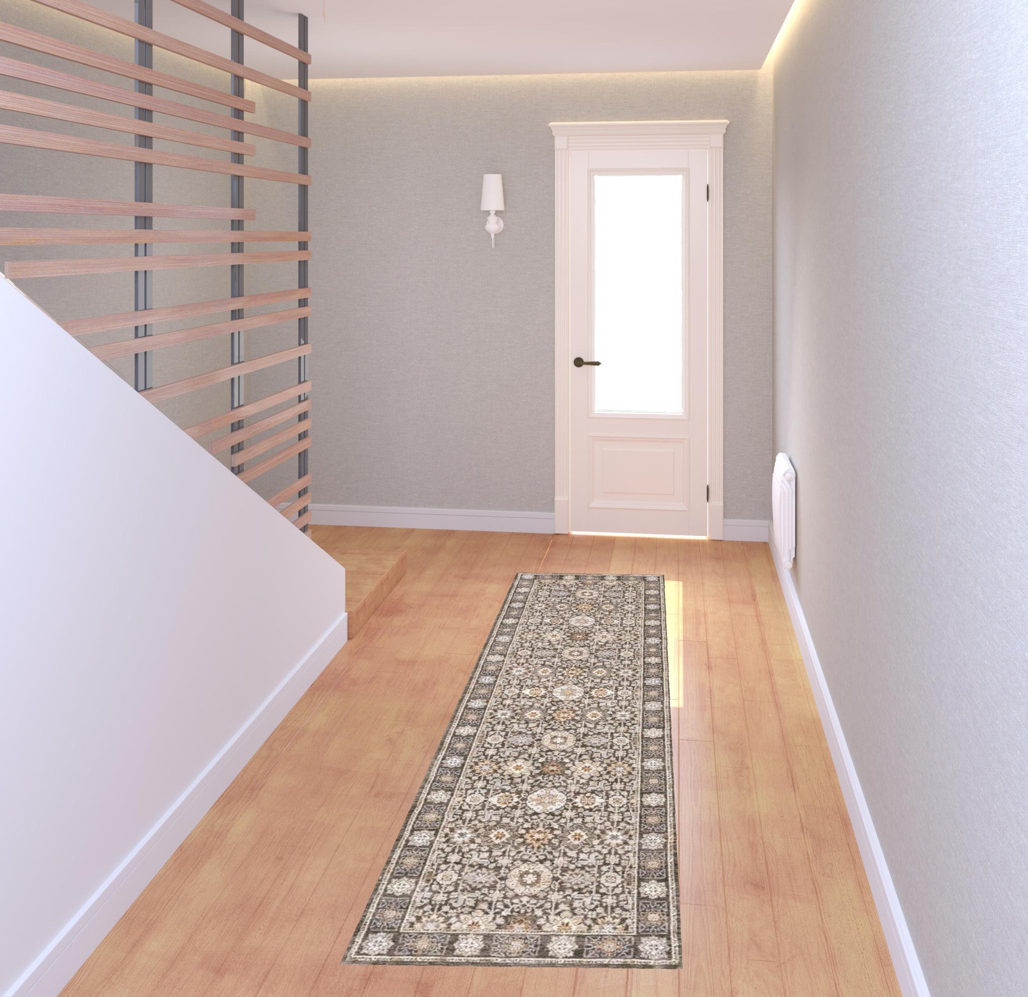 Exquisite Oriental Power - Loomed Runner Rug with Stain - Resistant Feature and Stylish Tassels for Any Indoor Space