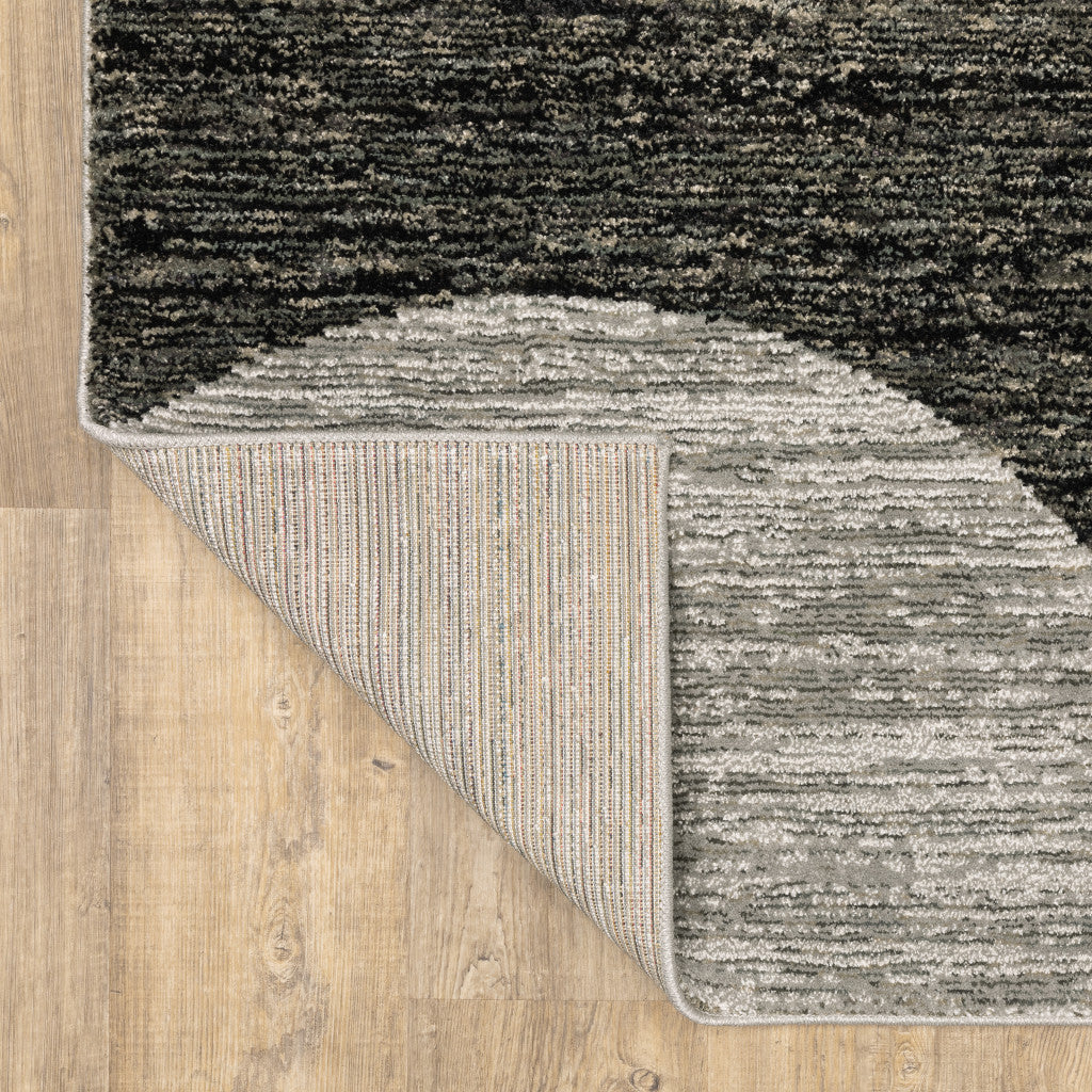 Soft Blue and Beige Geometric Area Rug - Stain Resistant for Family Homes