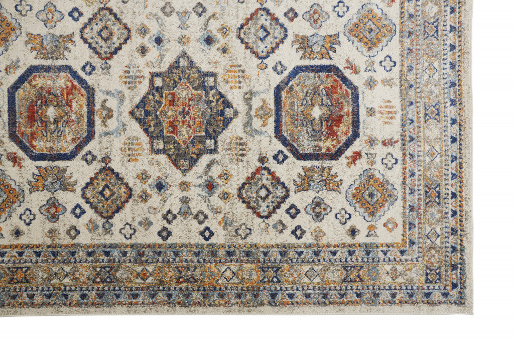 Luxurious Stain-Resistant Floral Area Rug for Family and Pet Spaces