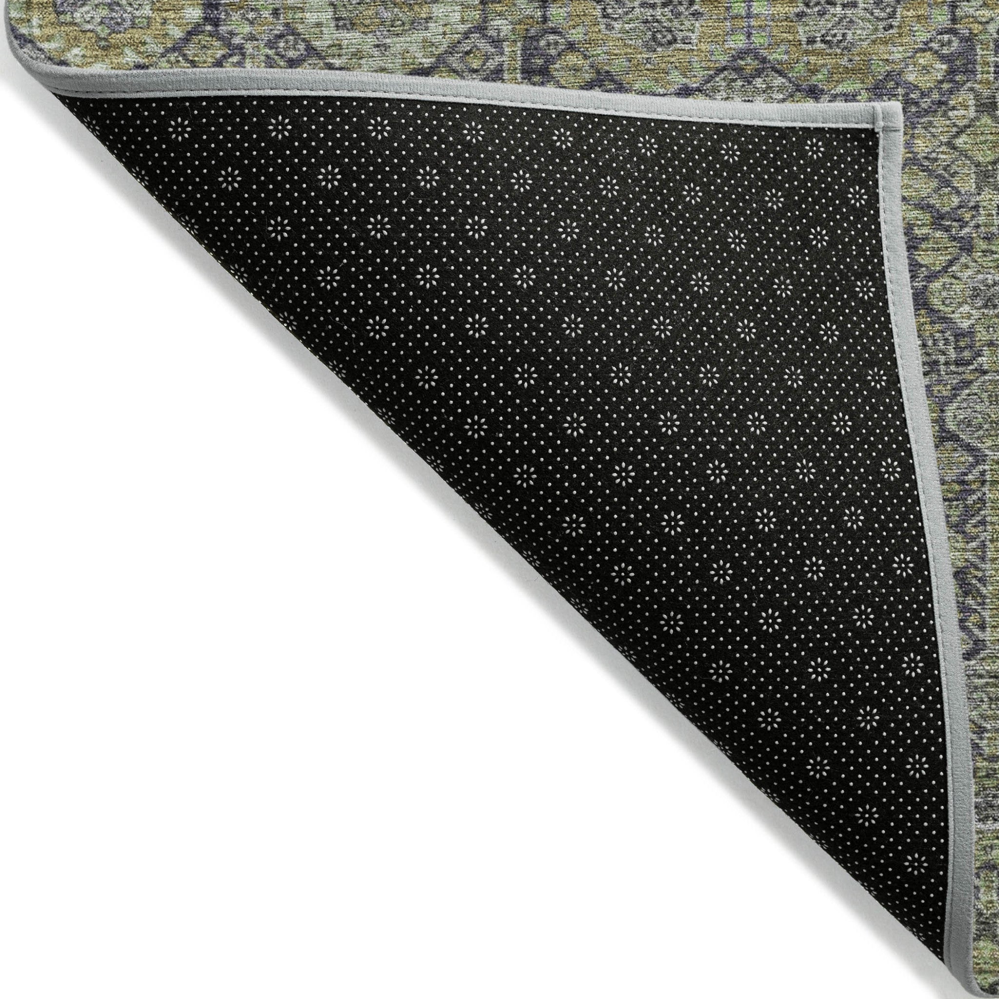 Stylish and Functional Floral Indoor-Outdoor Runner Rug with Stain Resistance, Non-Skid Feature and Beautiful Design for Any Living Space