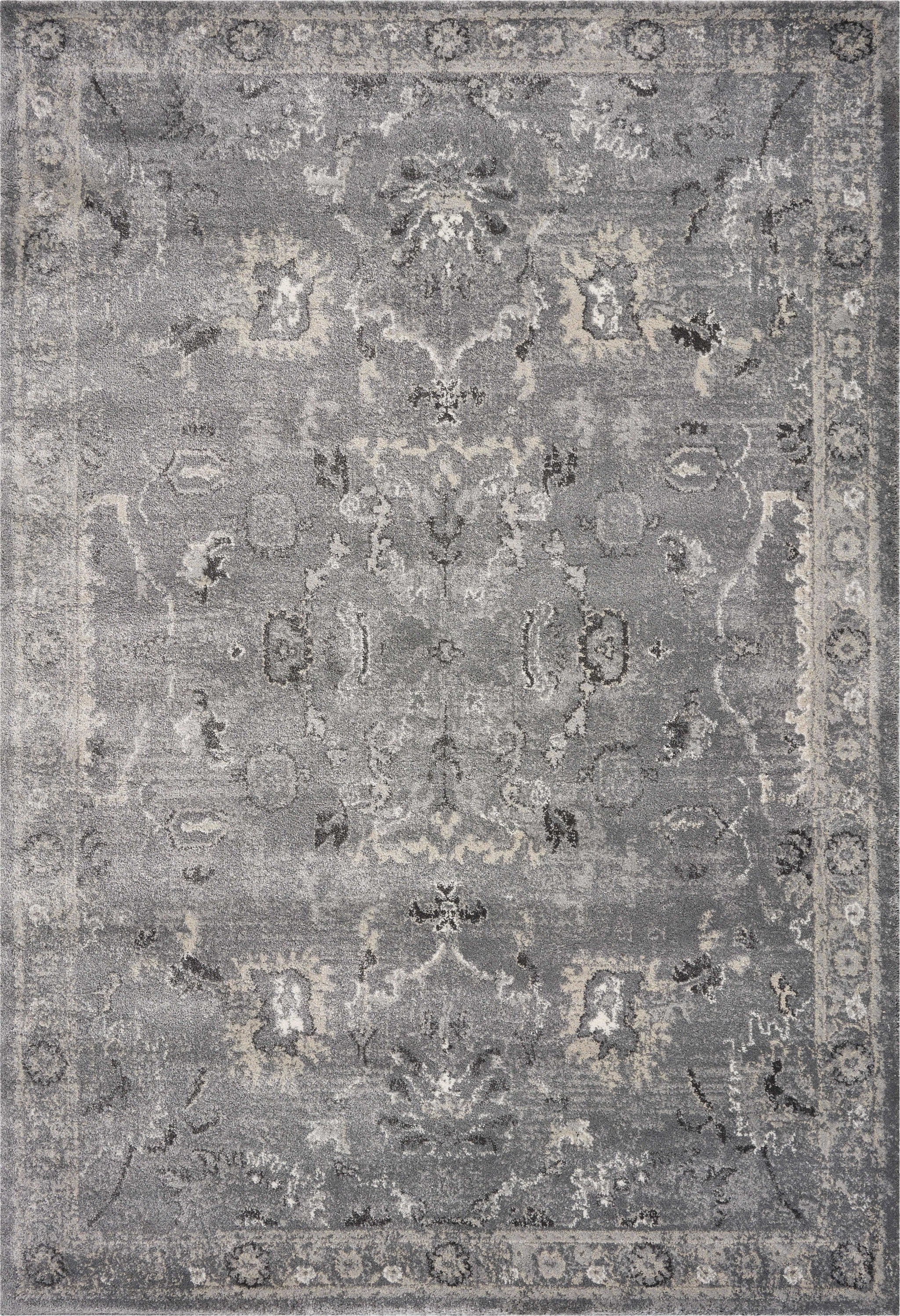 Exquisite Contemporary Grey Farrah Area Rug - Enhance Your Living Space with Grace and Superior Quality
