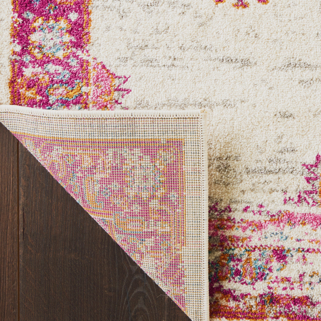 Luxurious Fuchsia Turkish Power Loom Runner Rug for a Cozy Home