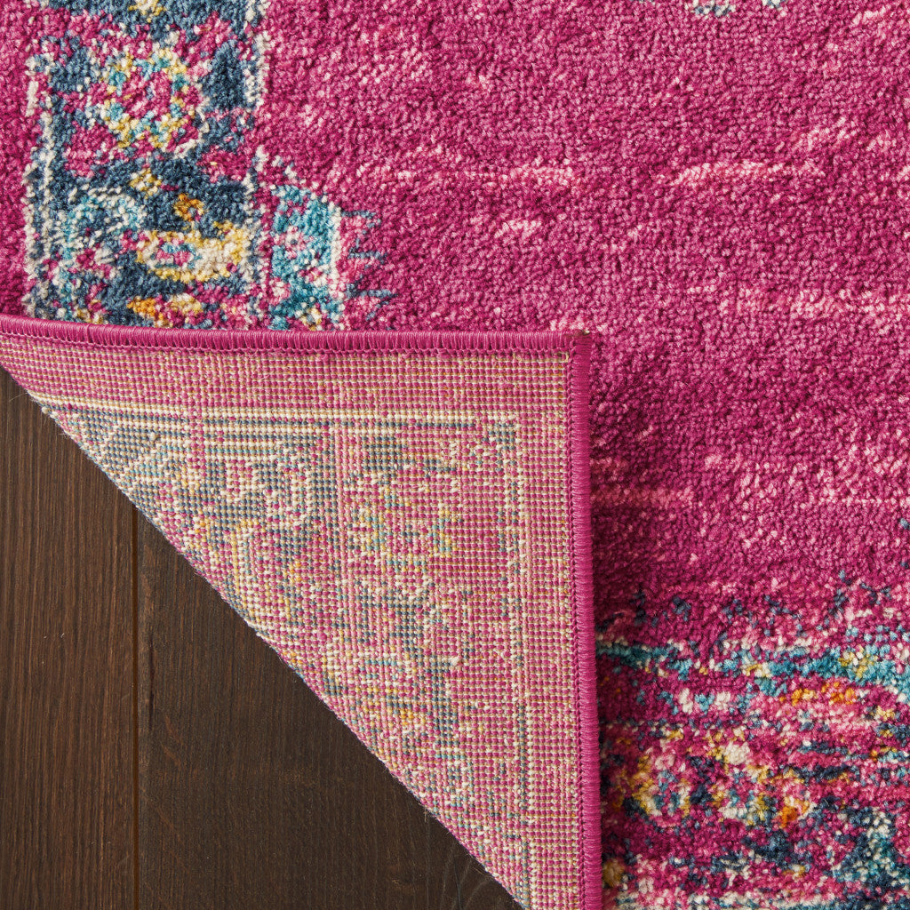Fuchsia Power Loom Runner Rug - A Luxurious and Durable Turkish-Style Rug for Elegant Home Decor
