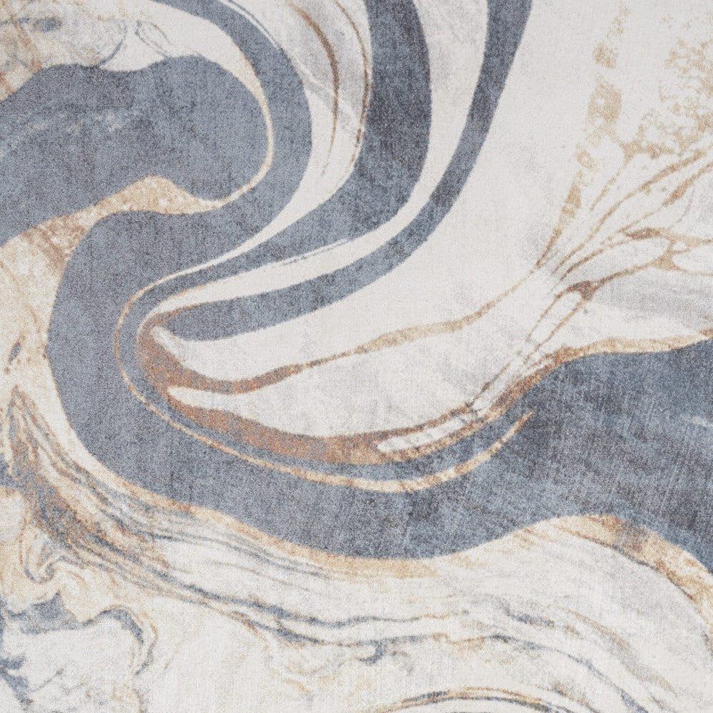 Stylish 9' x 12' Gray Oriental Power Loom Area Rug - Ideal for Any Interior!