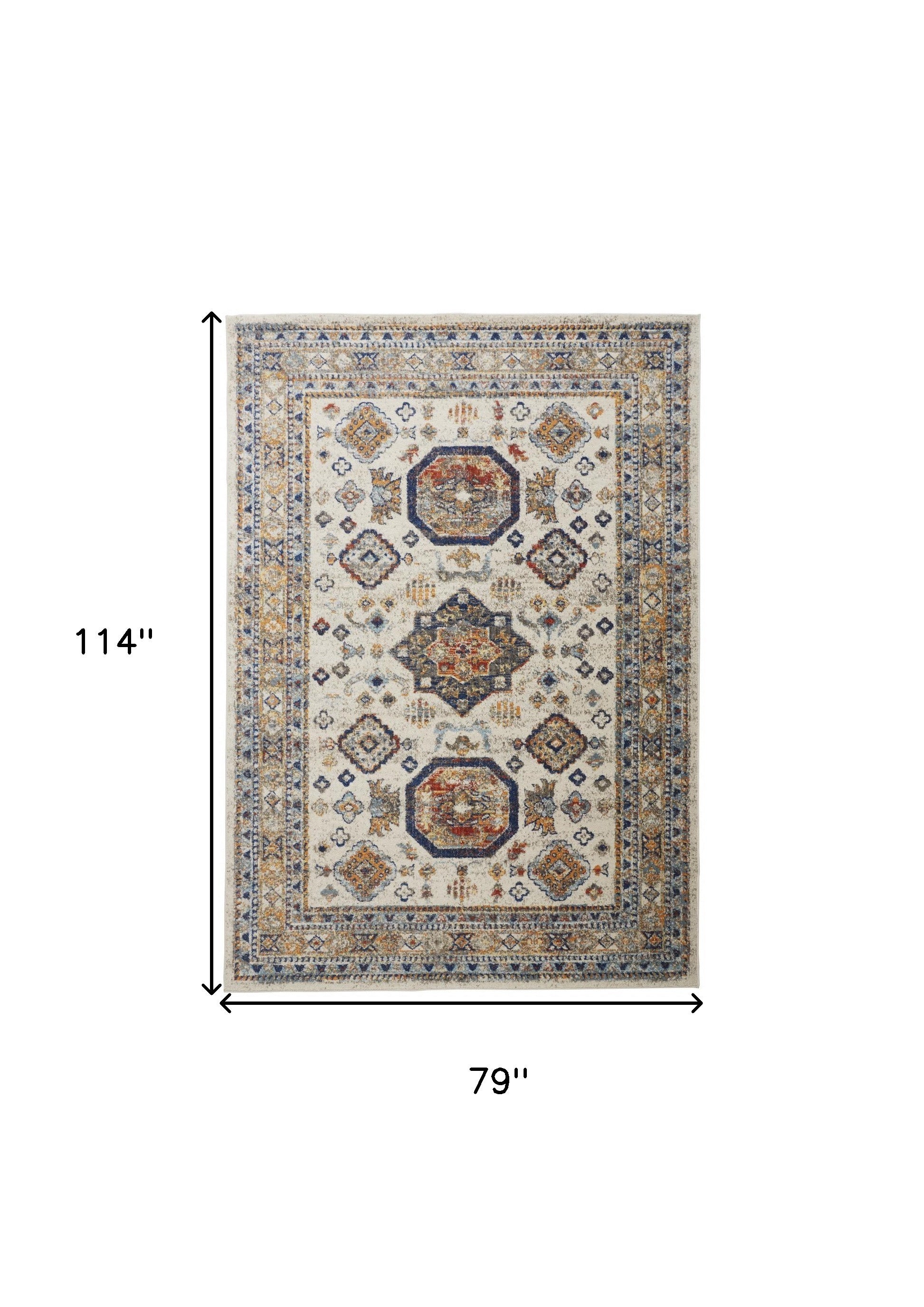 Luxurious Stain-Resistant Floral Area Rug for Family and Pet Spaces