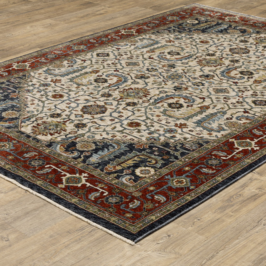 Stain-Resistant Elegant Oriental-Style Runner Area Rug for Any Room, Offering Timeless Design, Warmth, and Style