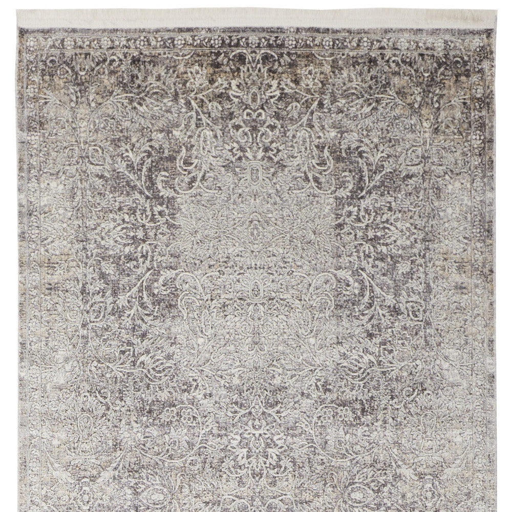 Exquisitely Designed Elegant Tan and Gray Oriental Style Area Rug - Ideal for Creating Cozy and Stylish Living Spaces in Homes