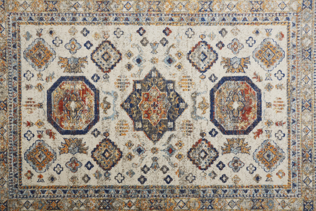 Luxurious Stain-Resistant Floral Area Rug for Family and Pet Spaces