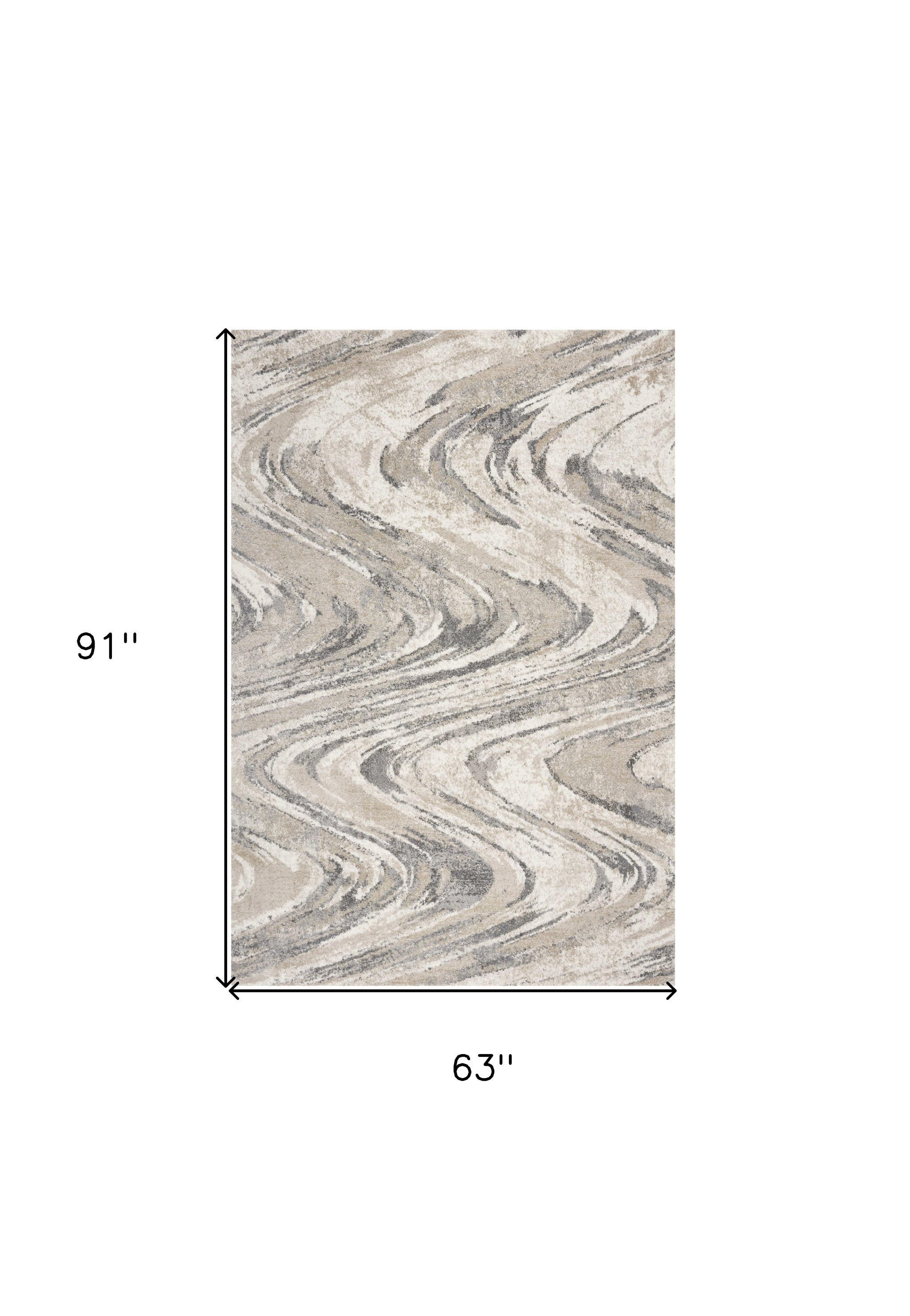 Stylish Natural Groove Area Rug: Add Contemporary Allure to Your Home Decor